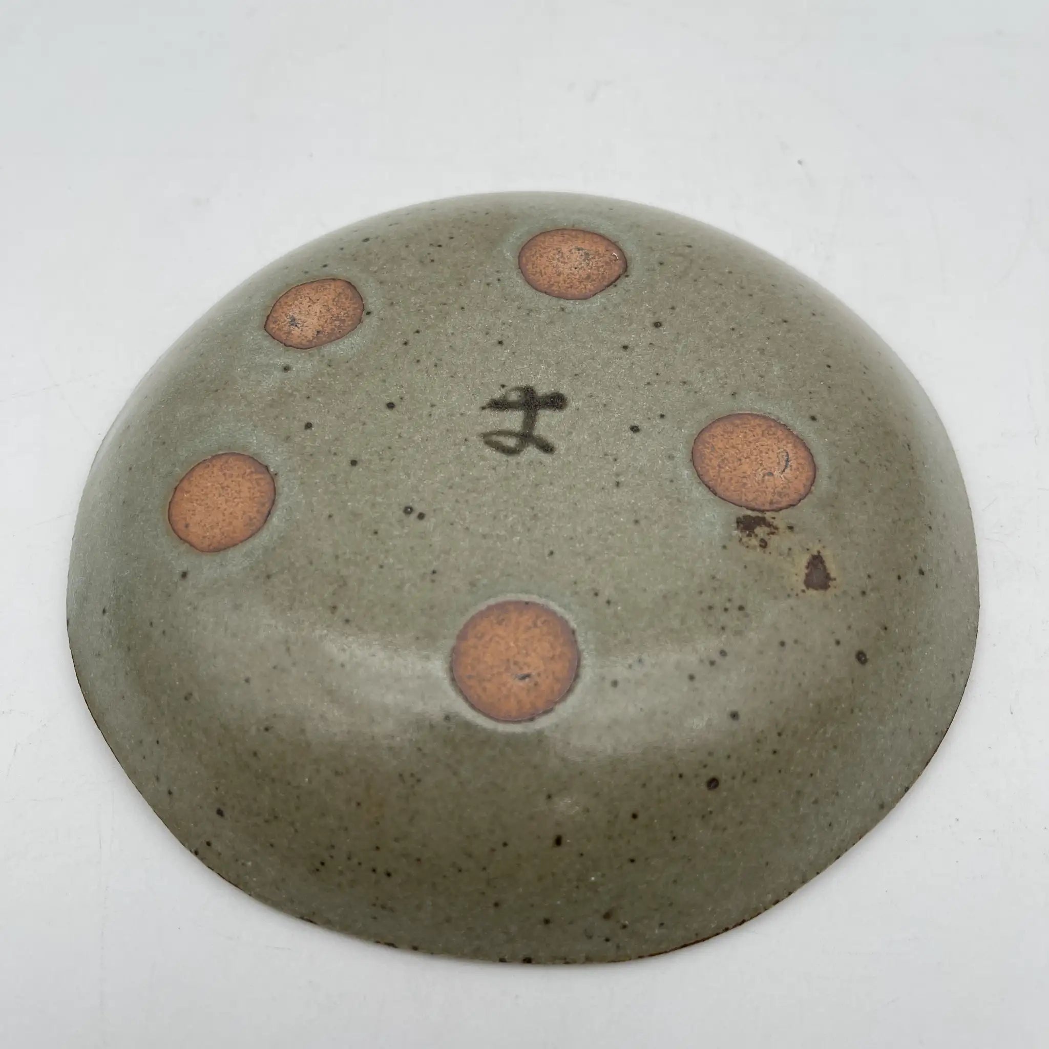 【再利用】彩绘铭各皿5p /幸兵卫窑/美浓烧/陶器/日本/桔梗，菖蒲，松，竹，梅，箱付