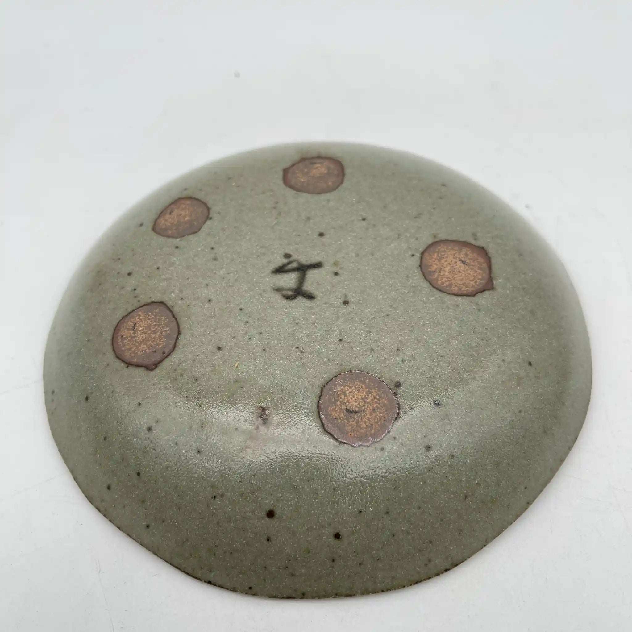 【再利用】彩绘铭各皿5p /幸兵卫窑/美浓烧/陶器/日本/桔梗，菖蒲，松，竹，梅，箱付