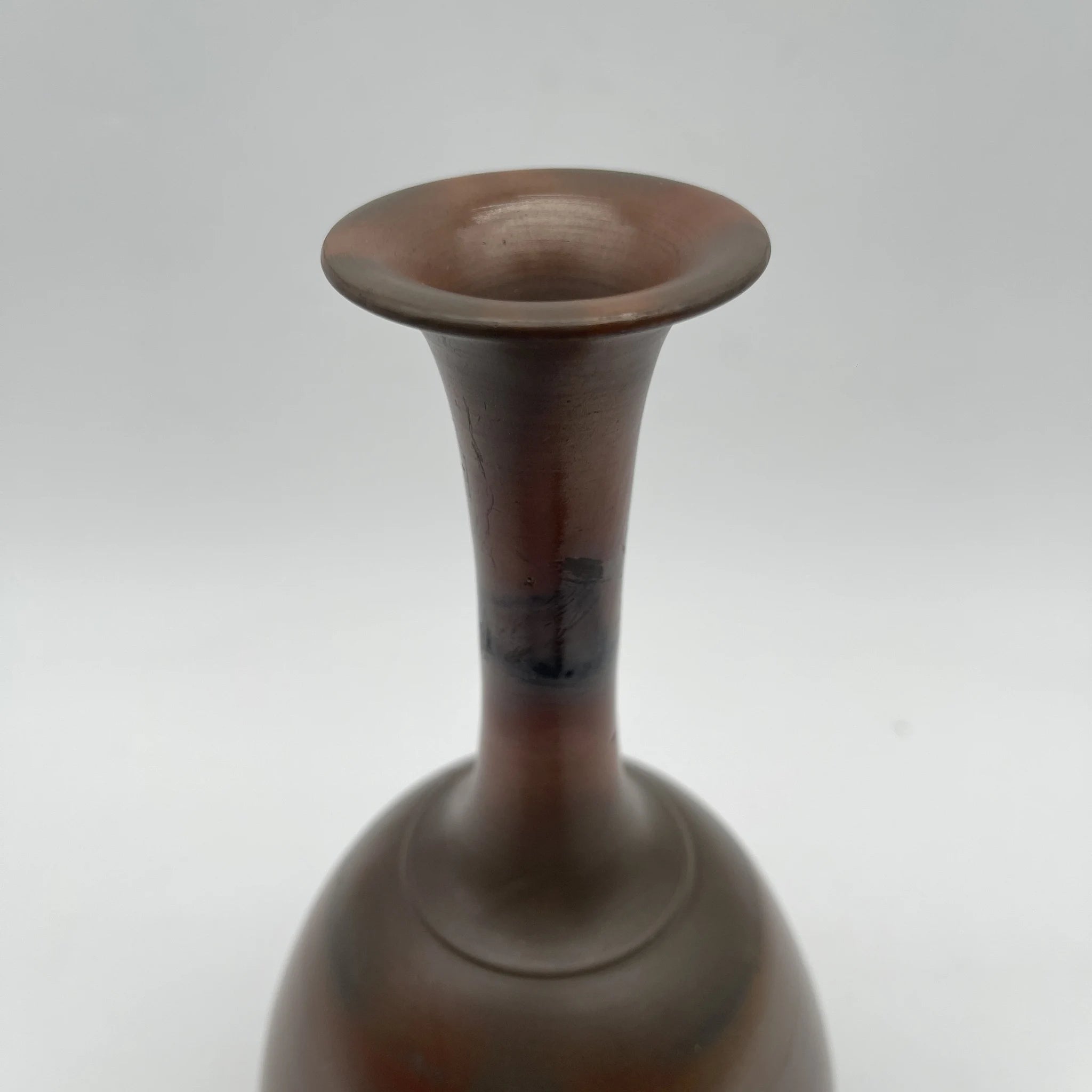 【リユース】 花入 (花瓶) / 備前焼 / 陶器 / 日本 / 箱付