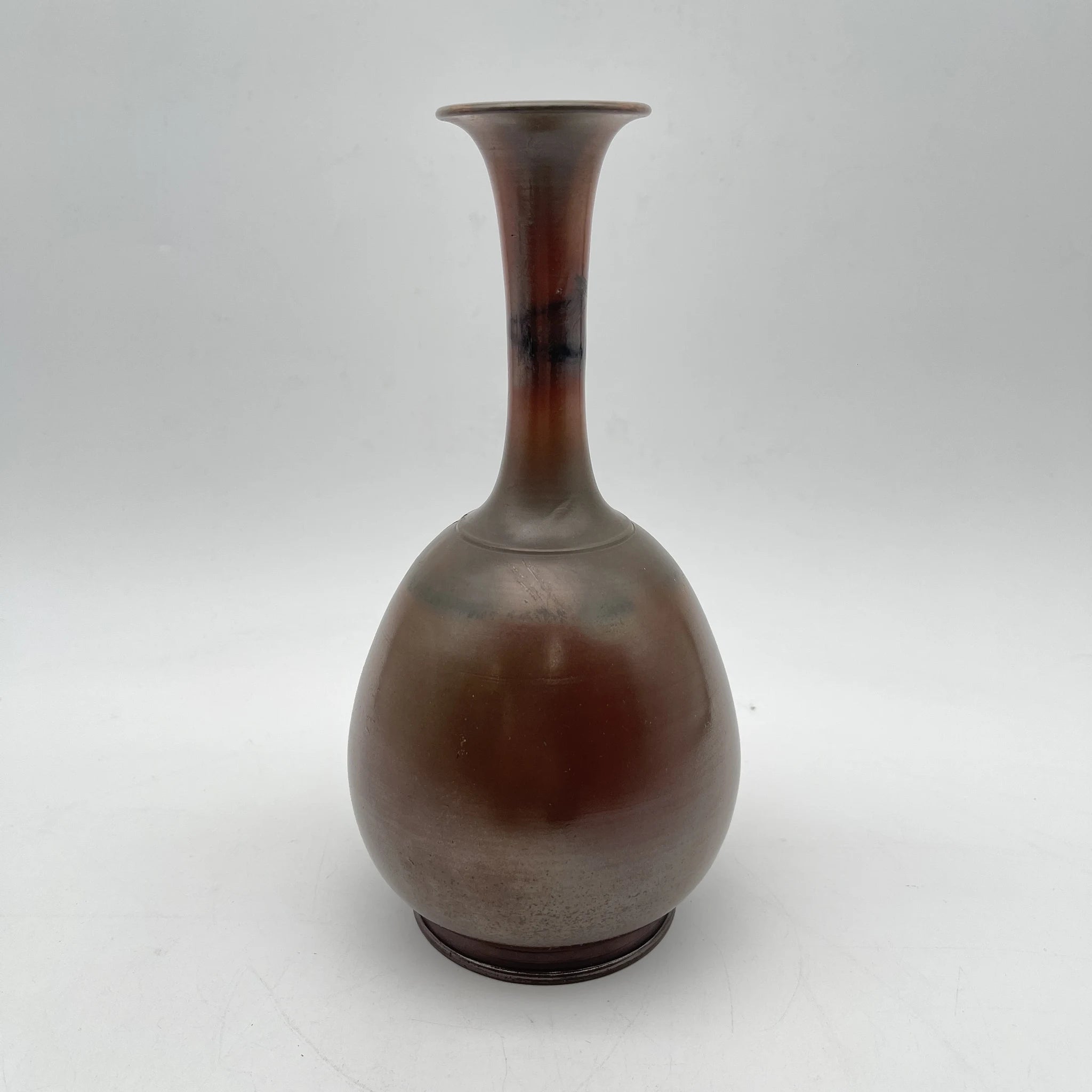 七宝焼 花瓶 菖蒲文様 インテリア 金属工芸 美品 花瓶 | 七宝焼