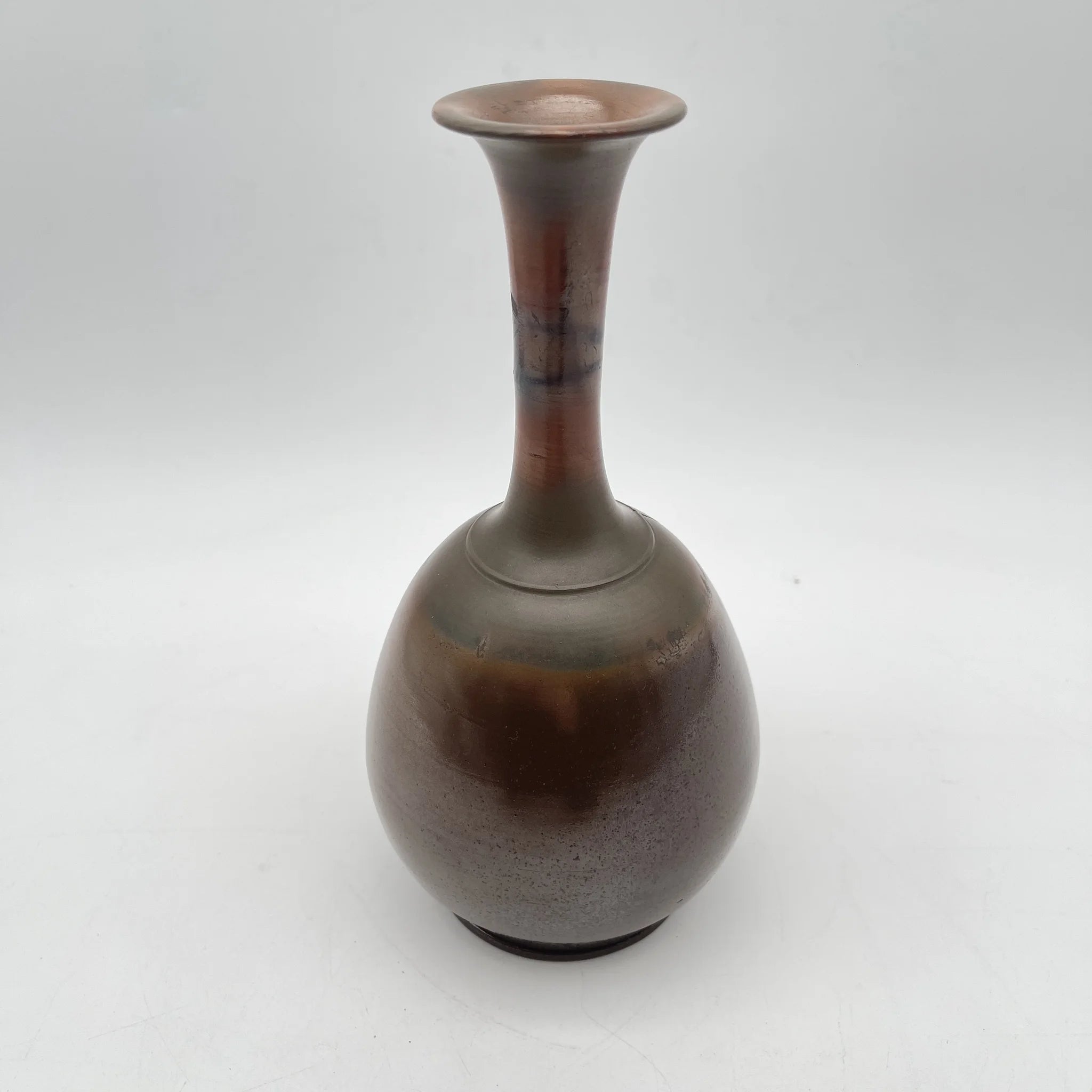 【リユース】 花入 (花瓶) / 備前焼 / 陶器 / 日本 / 箱付