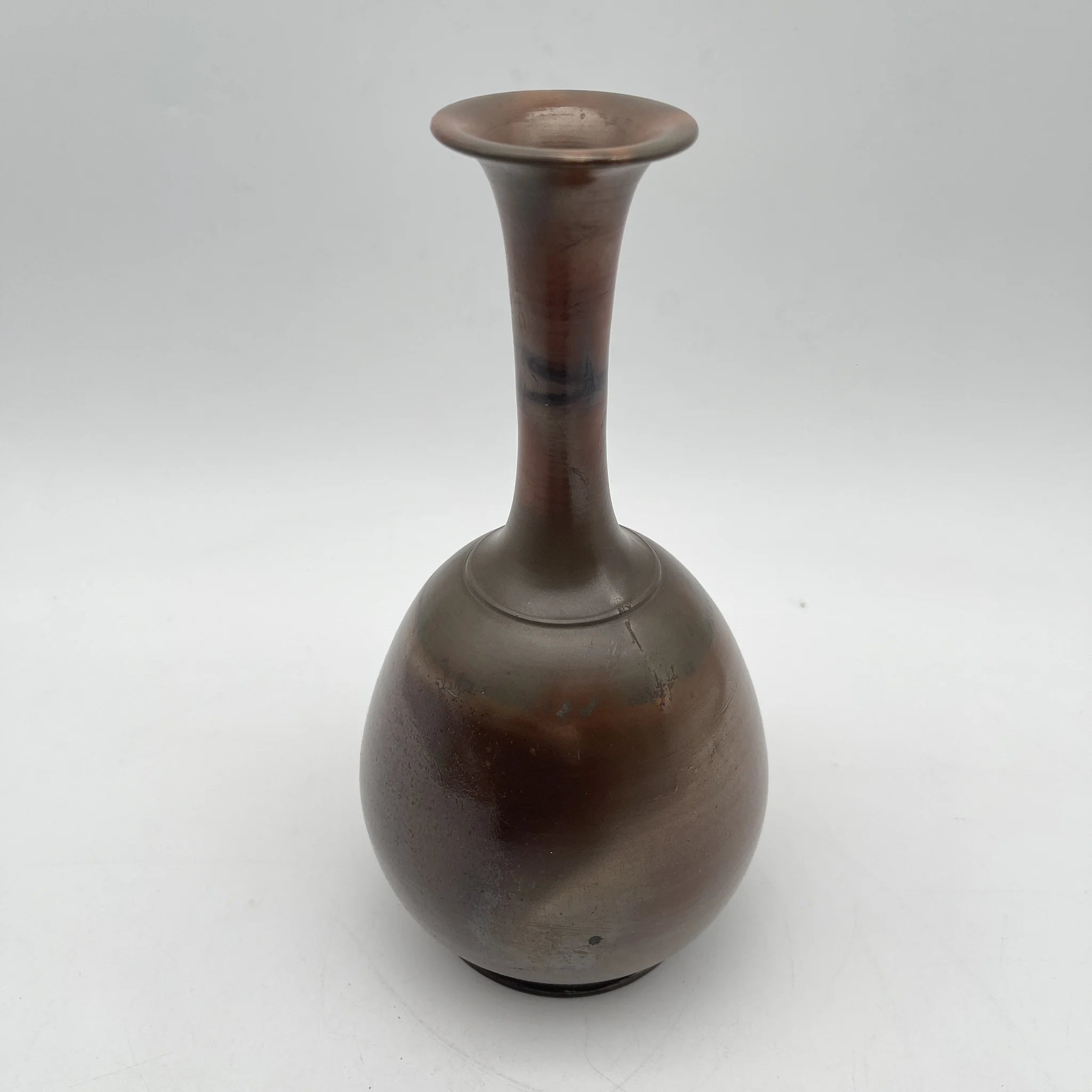 【リユース】 花入 (花瓶) / 備前焼 / 陶器 / 日本 / 箱付