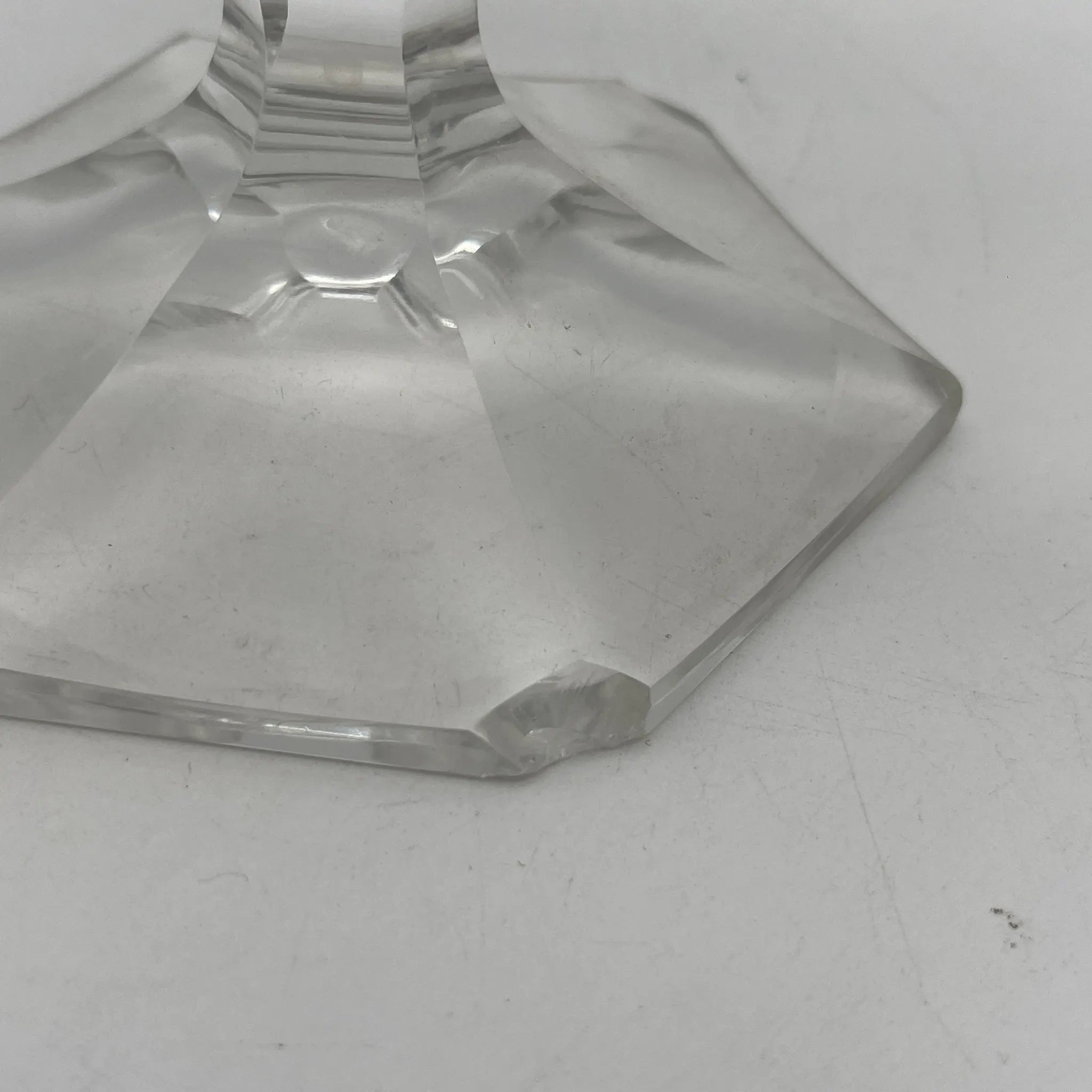 [Vintage] Ashtray / Estimated 1930-70s / Glass / Japan / With stem
