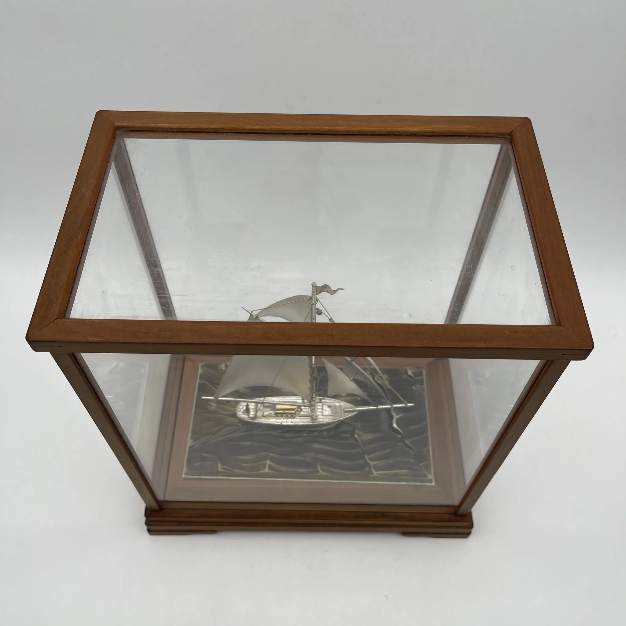 [Reuse] Object / Hiko Sekitake / Yacht / Estimated 1980-90s / Sterling silver / Japan / Glass case included