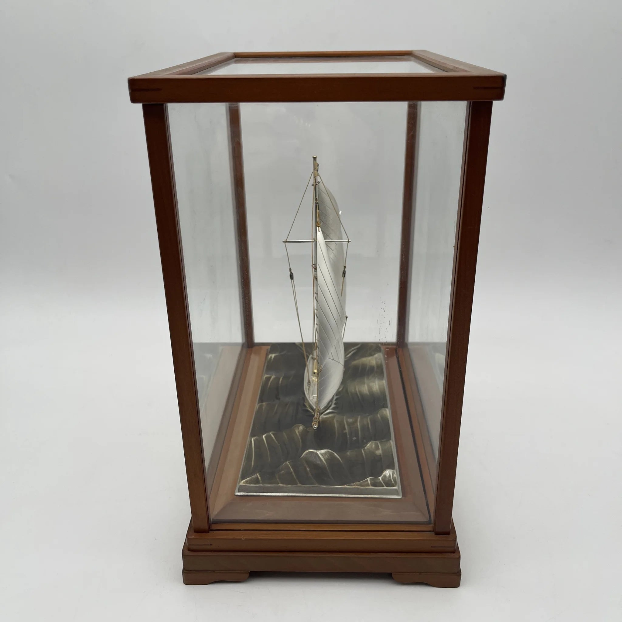 [Reuse] Object / Hiko Sekitake / Yacht / Estimated 1980-90s / Sterling silver / Japan / Glass case included