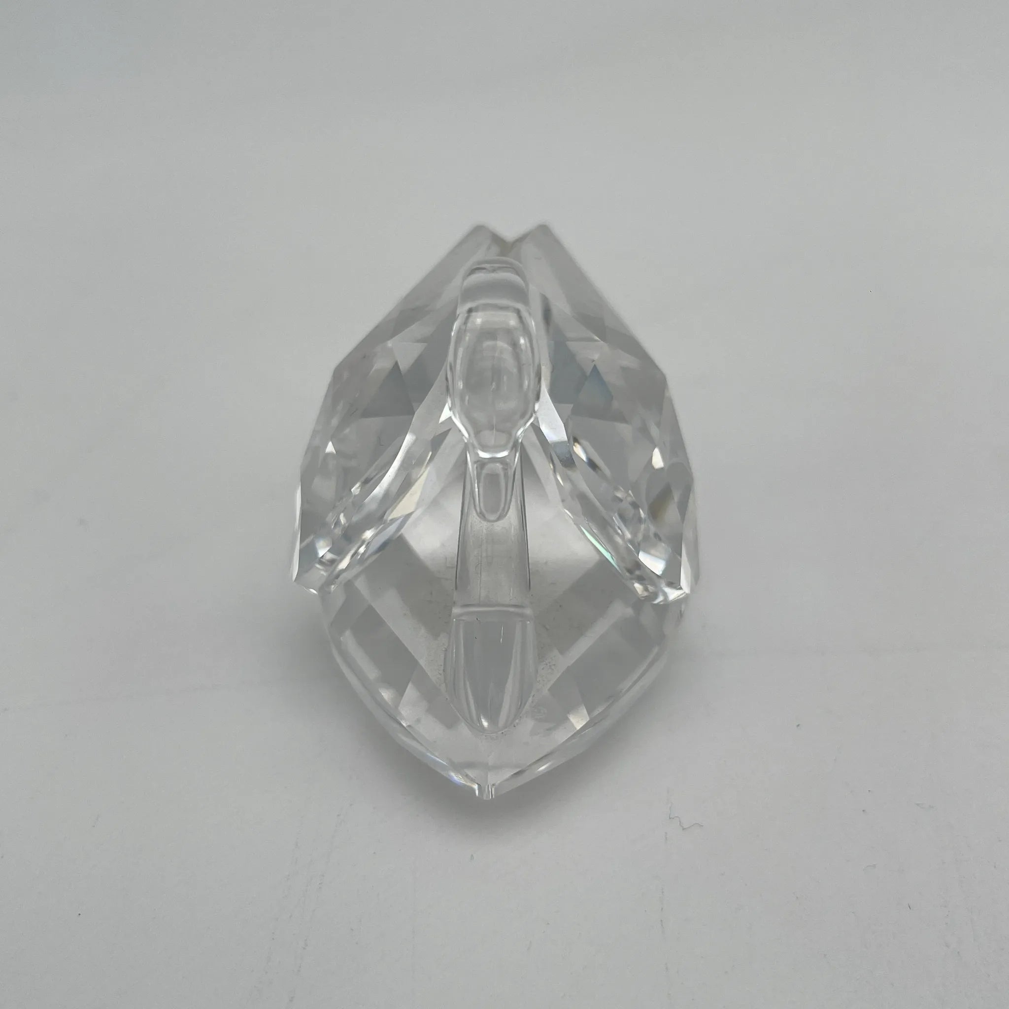 [Reuse] Figurine (crystal object) / Swarovski / Swan / Estimated 1990-2000s / Crystal glass / Austria / Faceted cut