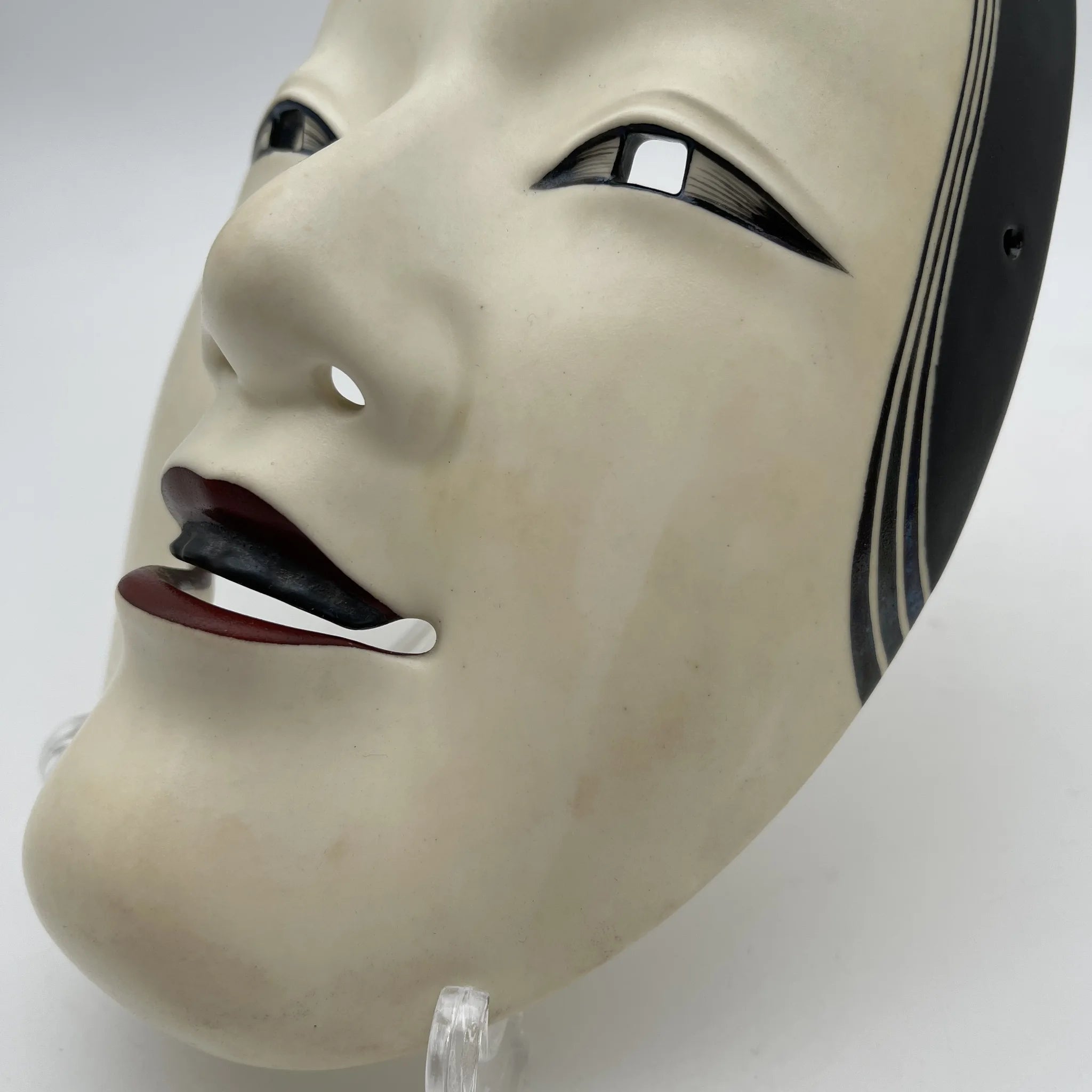 [Vintage] Noh mask / Seto Kan Kiln / Small mask / Estimated 1960-80s / Ceramics / Japan