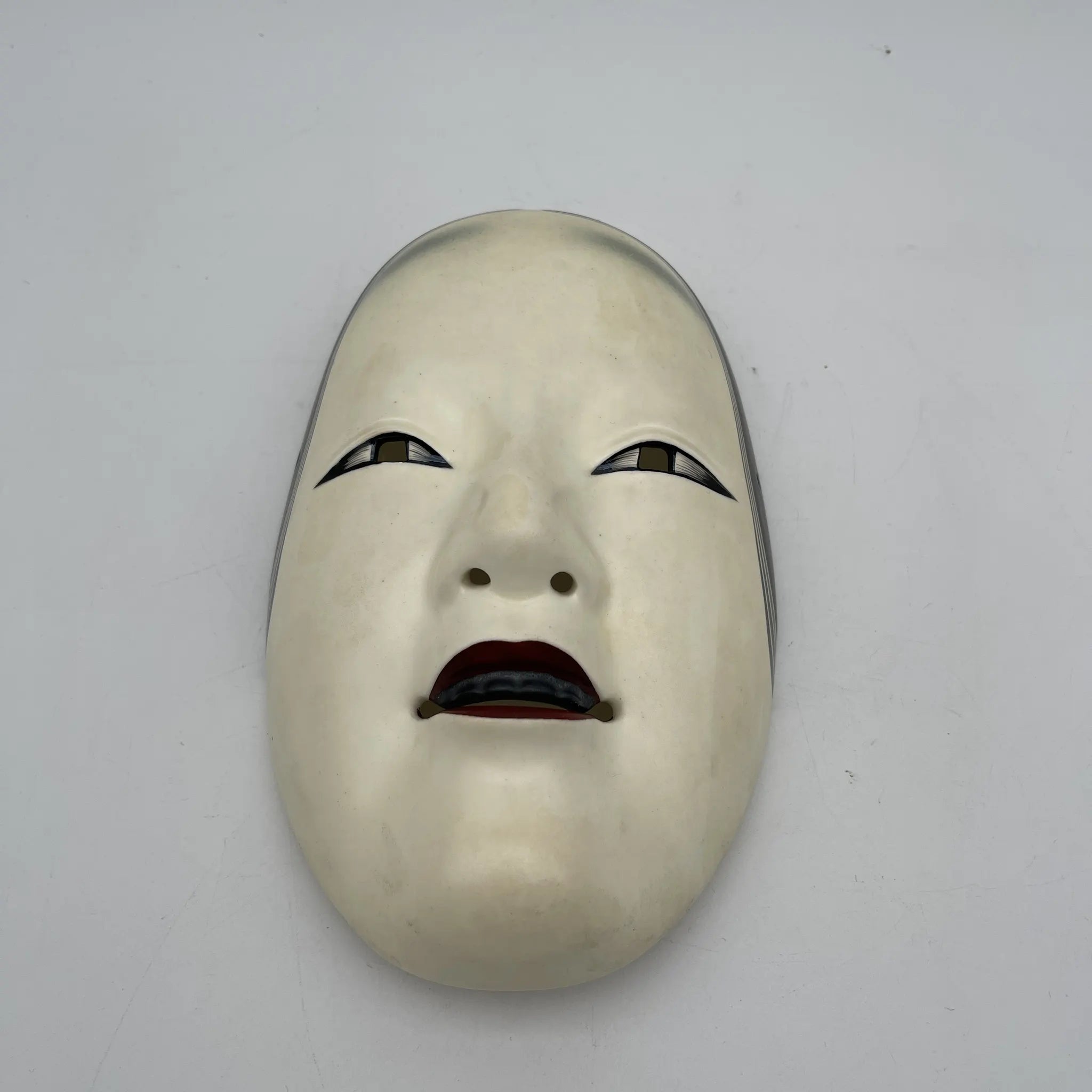 [Vintage] Noh mask / Seto Kan Kiln / Small mask / Estimated 1960-80s / Ceramics / Japan