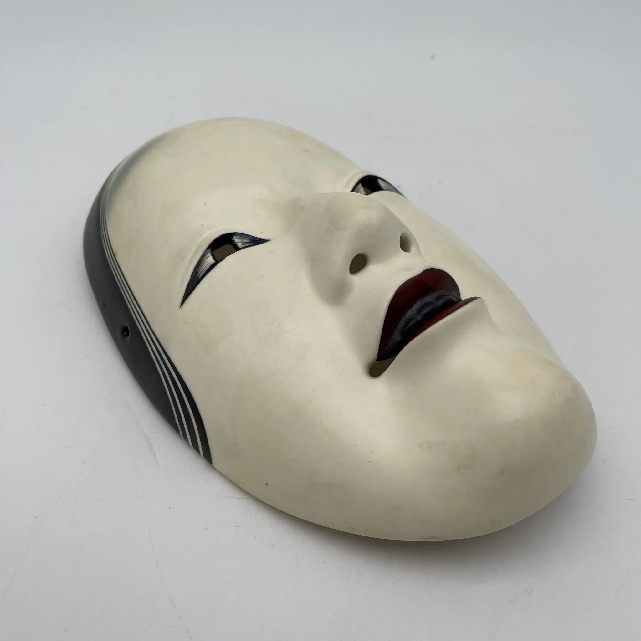 [Vintage] Noh mask / Seto Kan Kiln / Small mask / Estimated 1960-80s / Ceramics / Japan