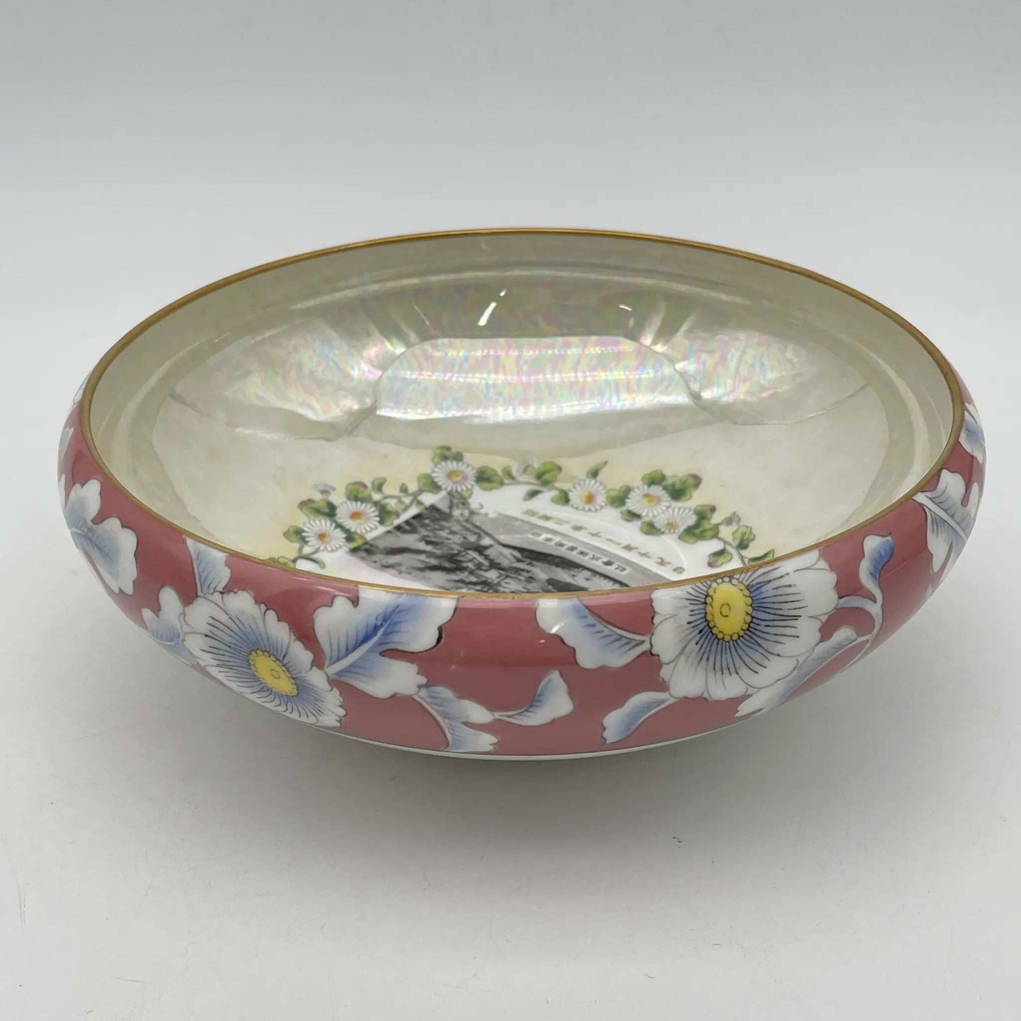 【复古】盘子（平钵）/ Noritake（则竹）/御临幸纪念品/ 1927年/瓷器/日本/照片转印