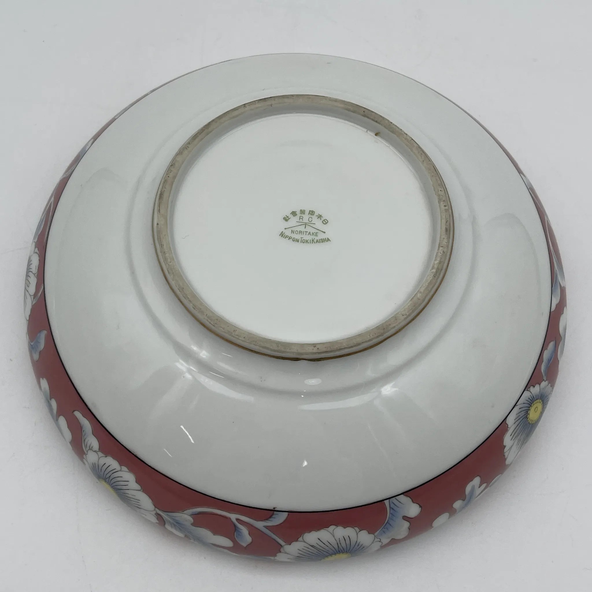 【复古】盘子（平钵）/ Noritake（则竹）/御临幸纪念品/ 1927年/瓷器/日本/照片转印