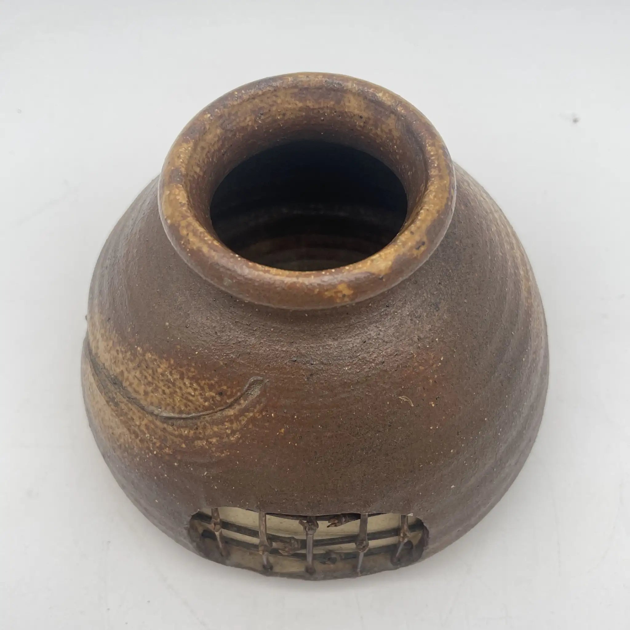 [Reuse] Flower vases (vases) / Pottery / Japan / Bamboo lattice