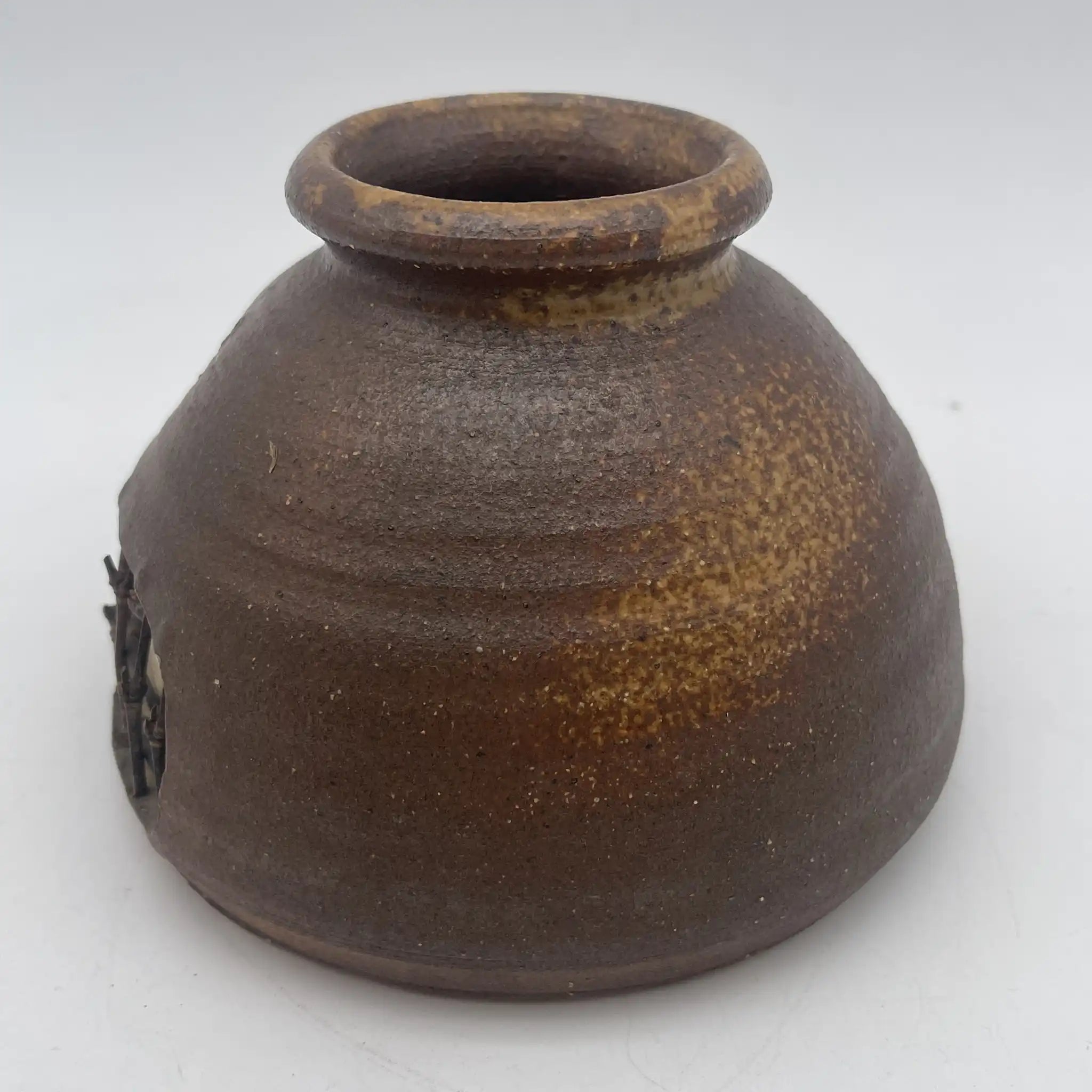 [Reuse] Flower vases (vases) / Pottery / Japan / Bamboo lattice
