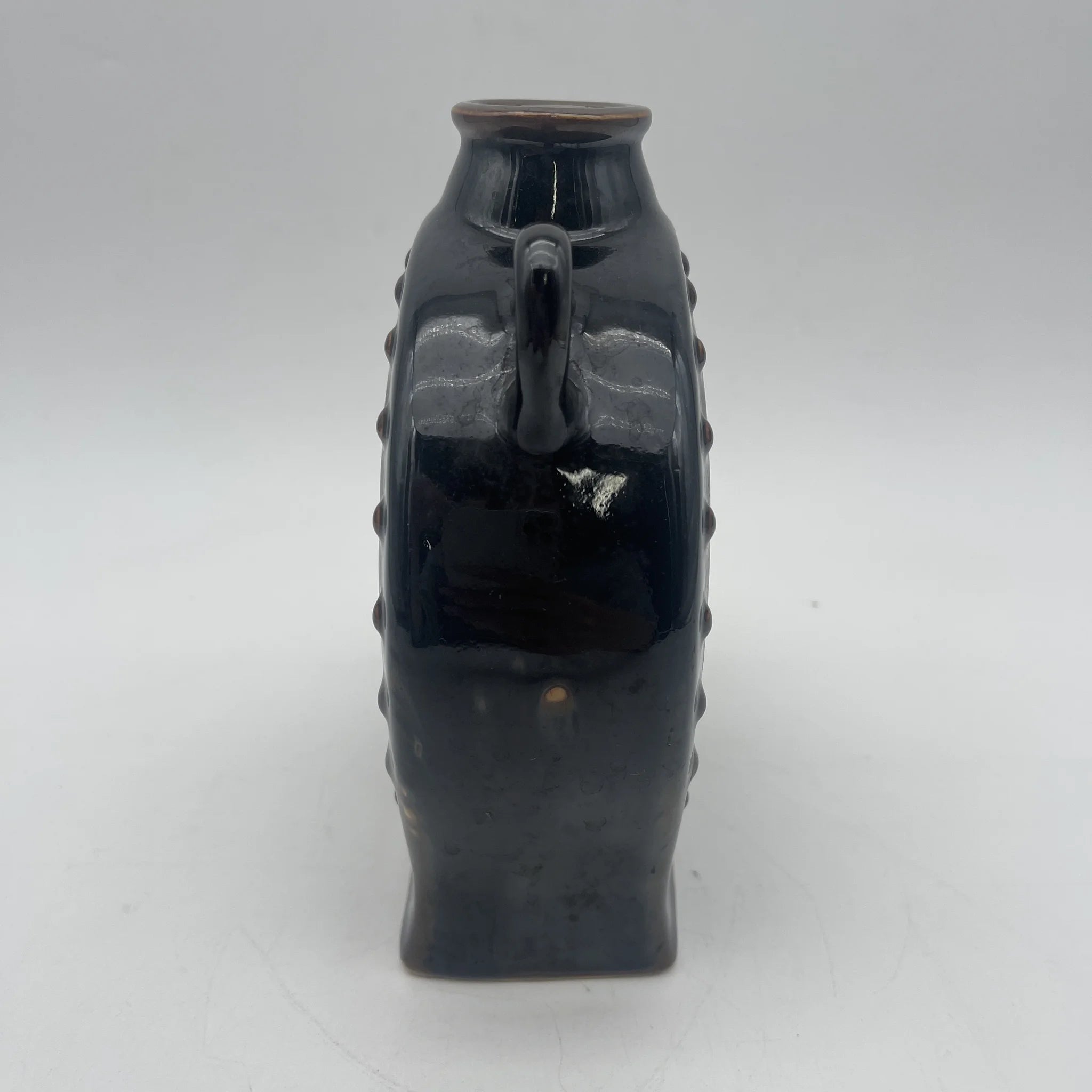 [Vintage] Flower vase / Estimated 1960-1970s / Ceramics / Europe / Embossed, Medallion