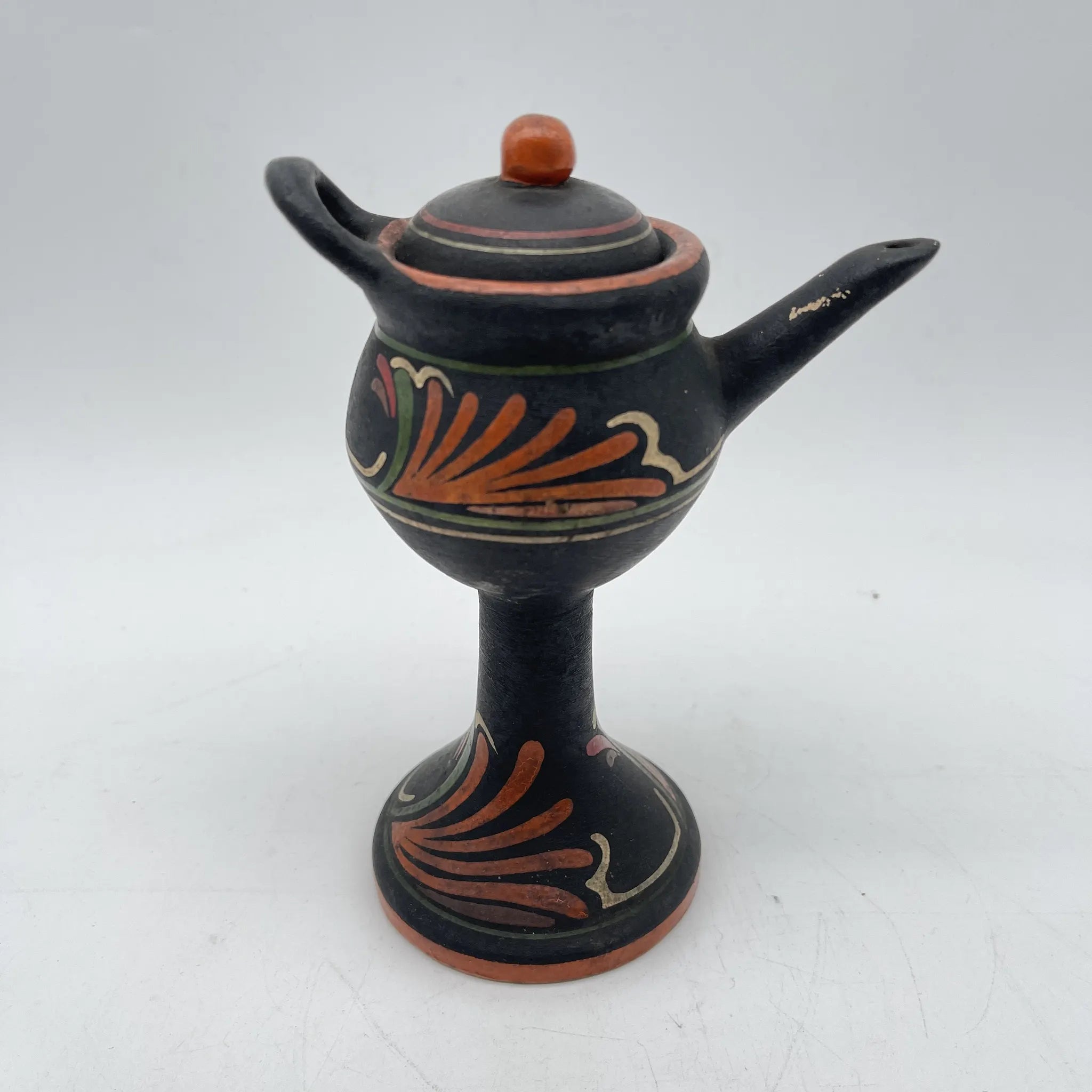 [Vintage] Jug / E.A / Hauda pottery / Estimated 1920s / Pottery / Netherlands / Oil lamp type