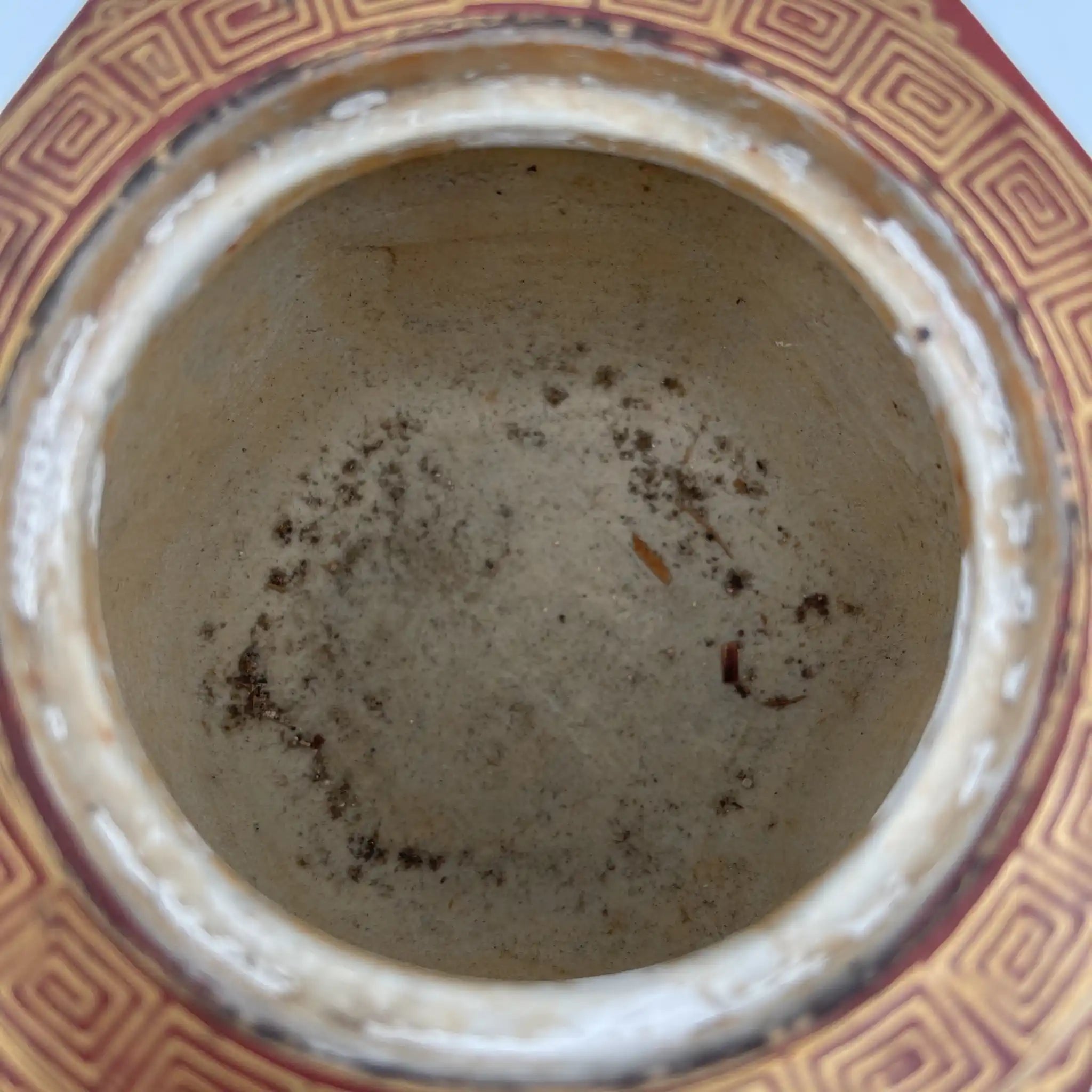 骨董品】 香炉 / 明治末-大正 / 陶器 / 日本 / 六角形, 獅子, 鳳凰, 雷