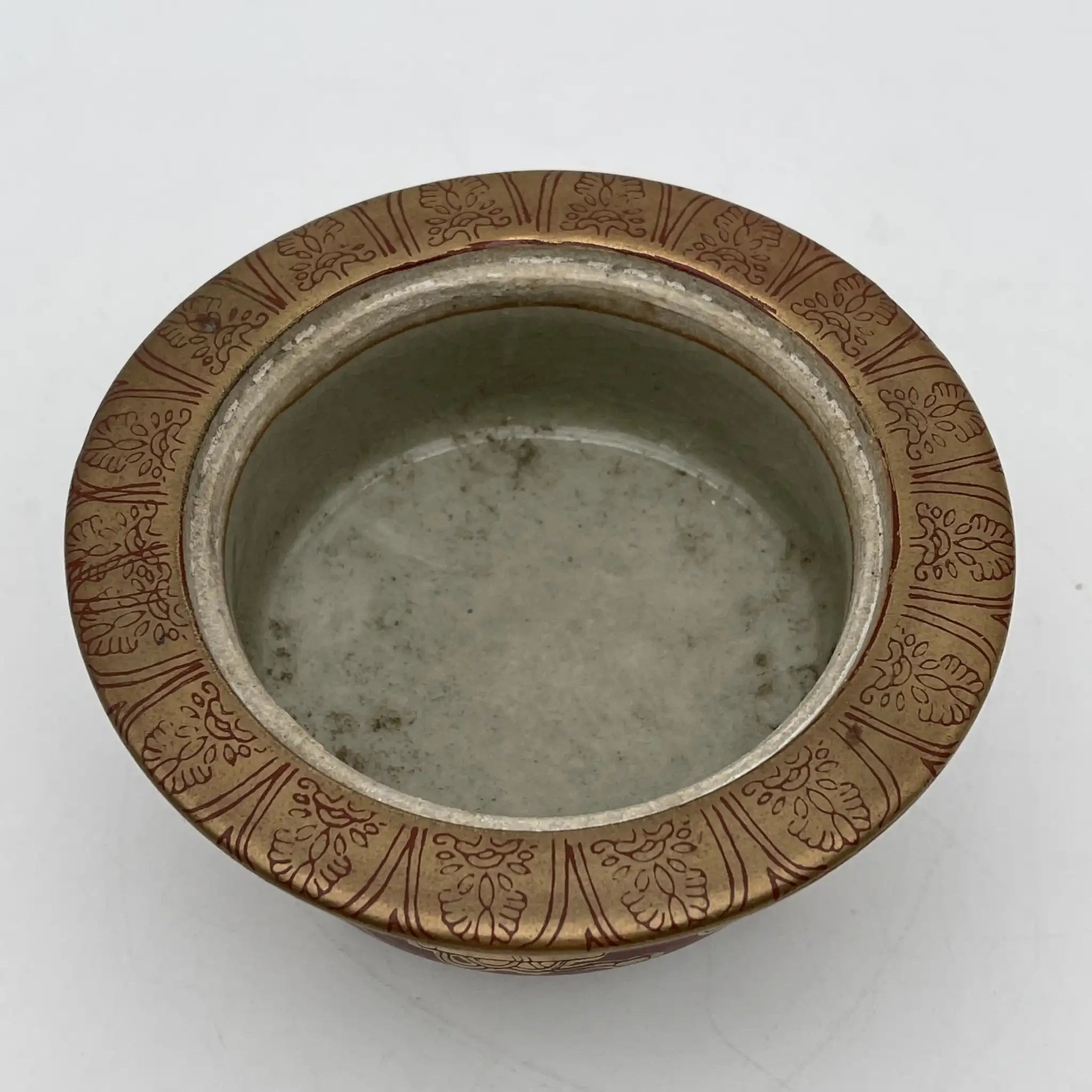 【骨董品】 香炉 / 永楽 / 明治末-大正 / 陶器 / 日本 / 鳳凰, 宝尽くし文, 三足