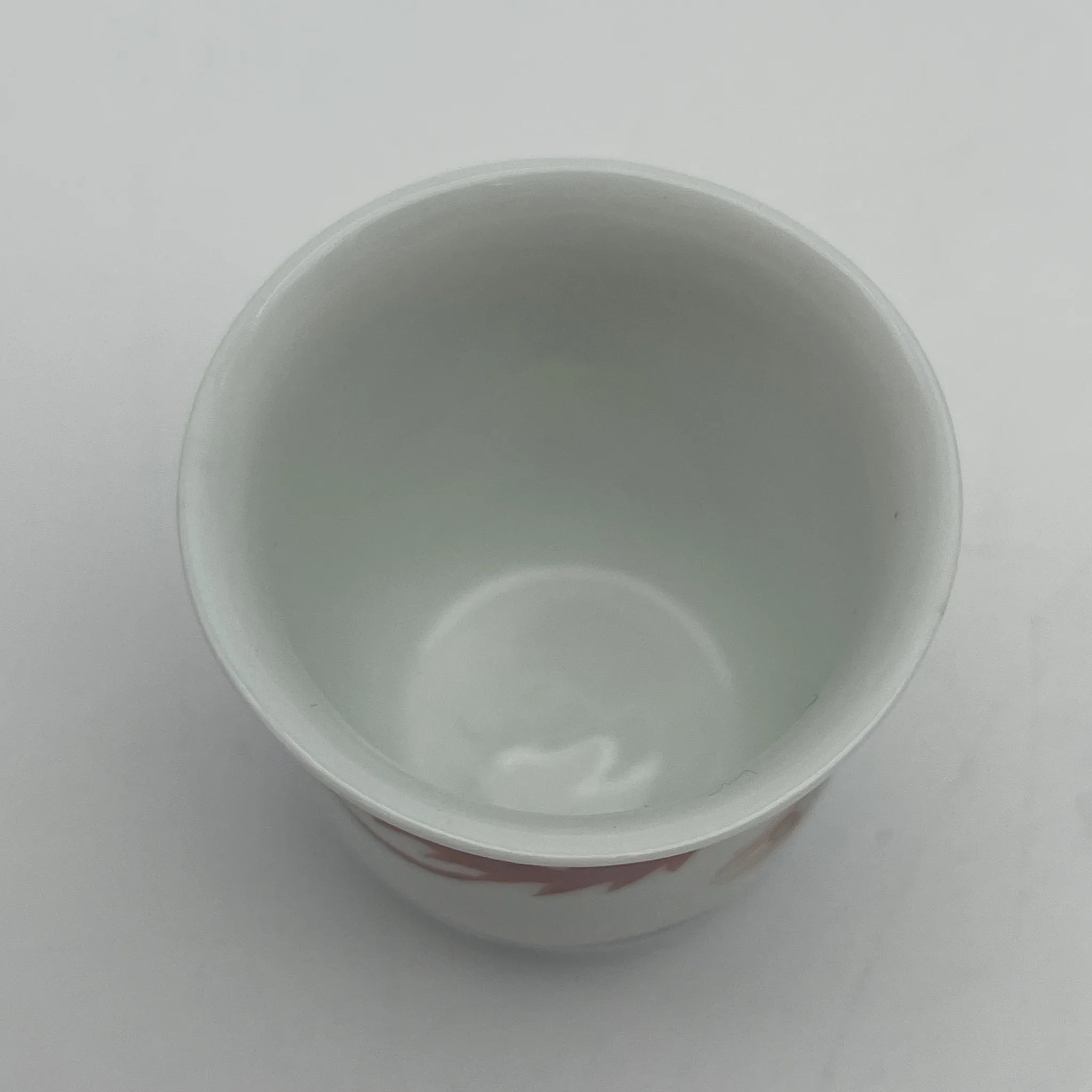 [Vintage] Sake bottle & choko 7P / Estimated late 20C / Porcelain / Japan / Phoenix
