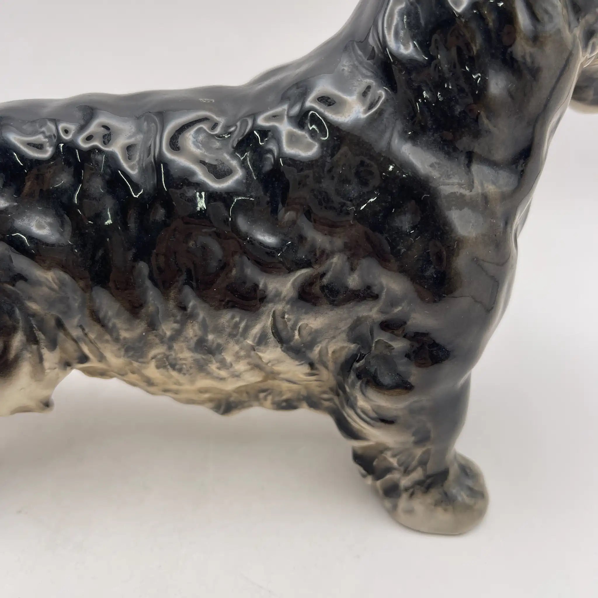 [Vintage] Figurine (Ceramic Doll) / Scottish Terrier / 1940-50s / Pottery / Japan / Occupied Japan