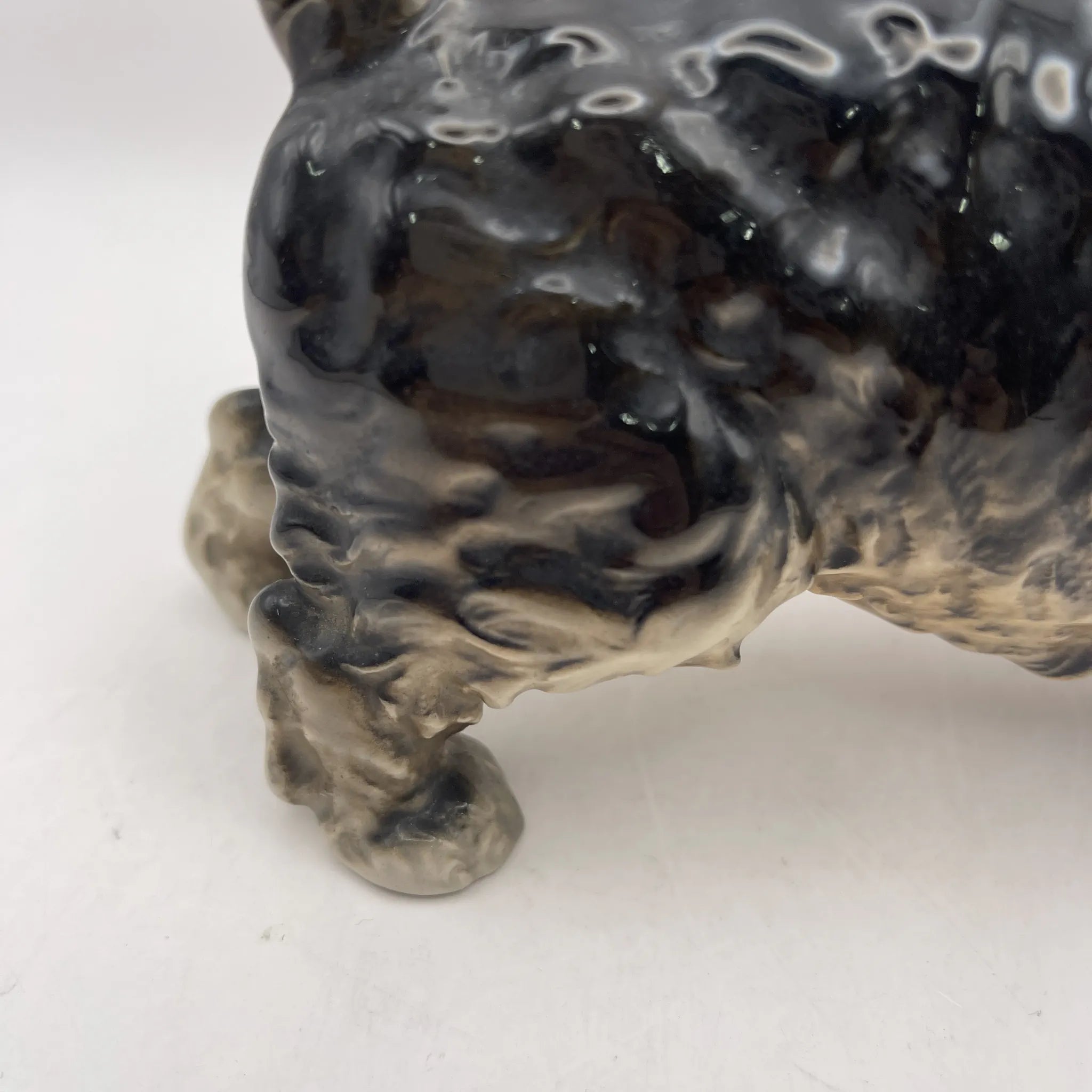 [Vintage] Figurine (Ceramic Doll) / Scottish Terrier / 1940-50s / Pottery / Japan / Occupied Japan