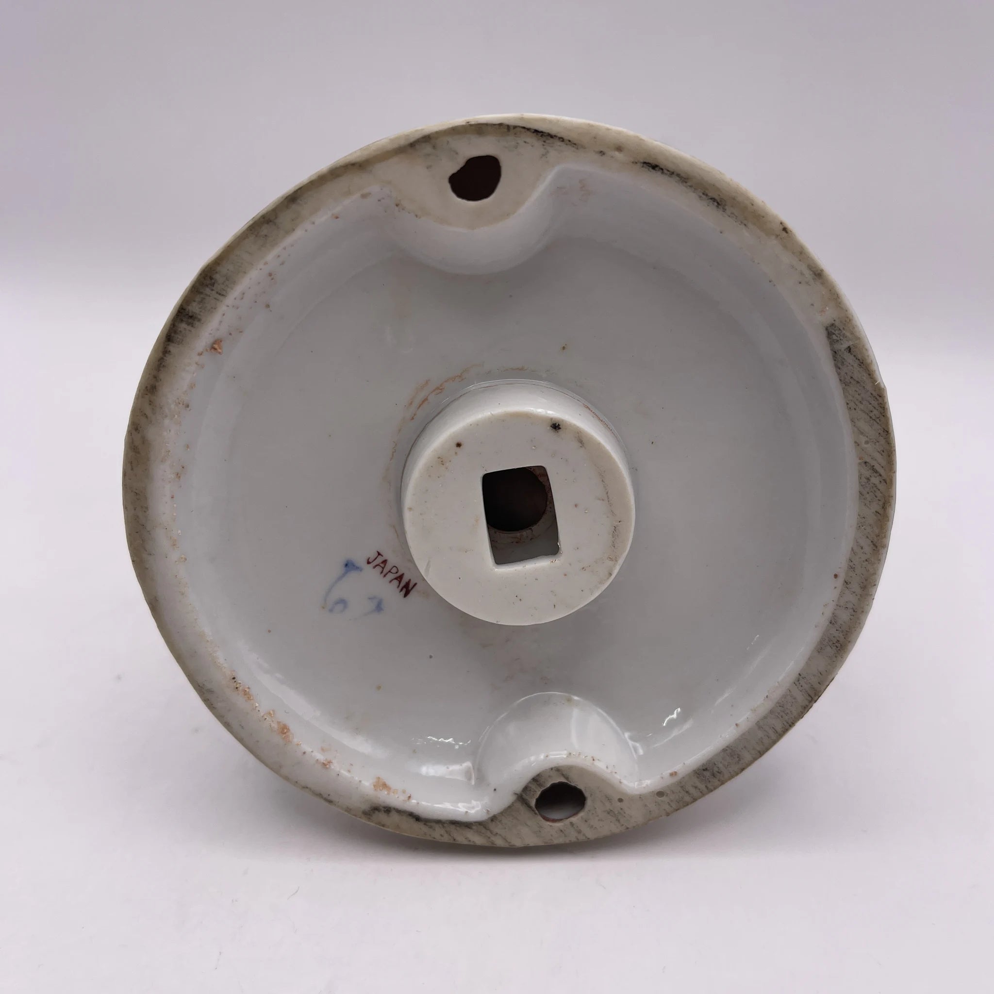 [Vintage] Figurine (ceramic doll) / Estimated mid-20C / Porcelain / Japan / Meissen-Dresden style