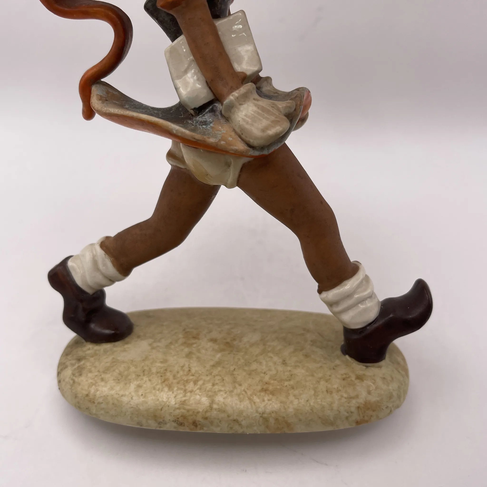 [Vintage] Figurine (ceramic doll) / Estimated mid-20C / Pottery / Japan / Hummel doll style