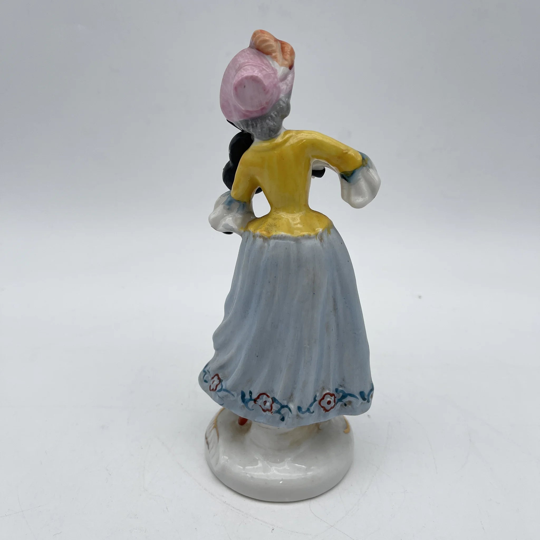 [Vintage] Figurine (ceramic doll) / Estimated mid-20C / Porcelain / Japan / Meissen-Dresden style