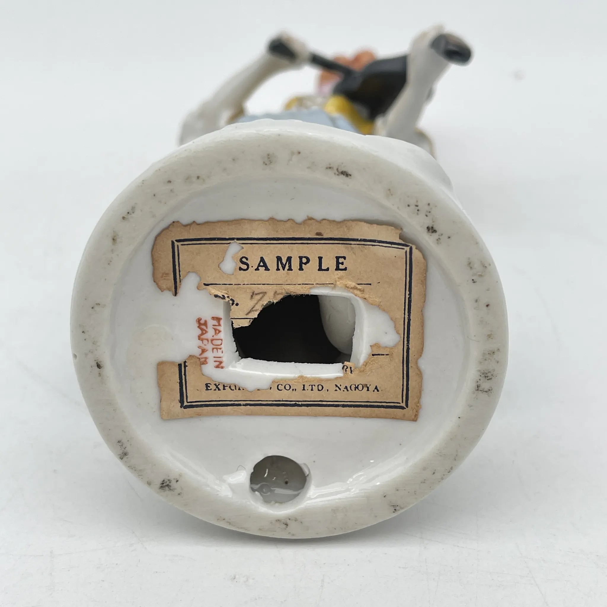[Vintage] Figurine (ceramic doll) / Estimated mid-20C / Porcelain / Japan / Meissen-Dresden style