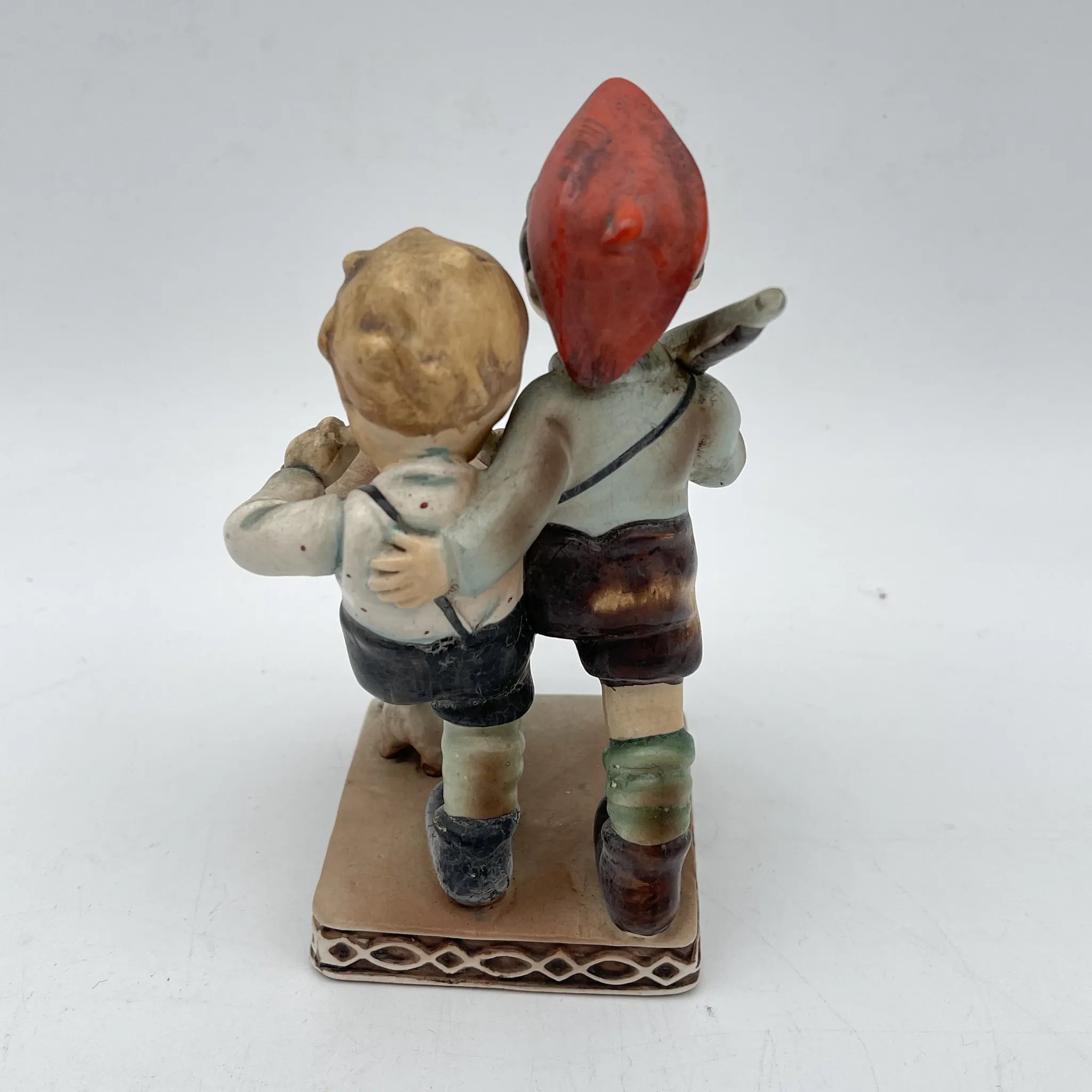 [Vintage] Figurine (ceramic doll) / Estimated mid-20C / Pottery / Japan / Hummel doll style