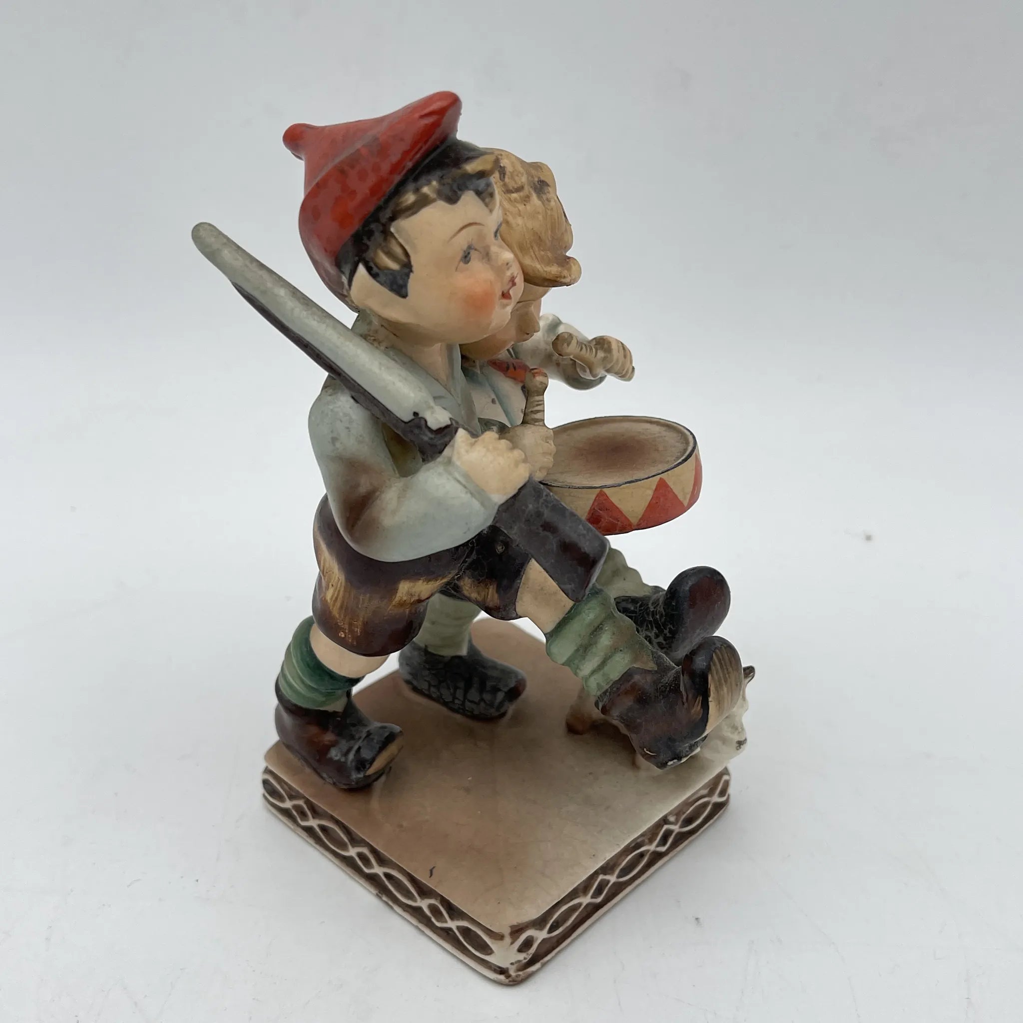 [Vintage] Figurine (ceramic doll) / Estimated mid-20C / Pottery / Japan / Hummel doll style