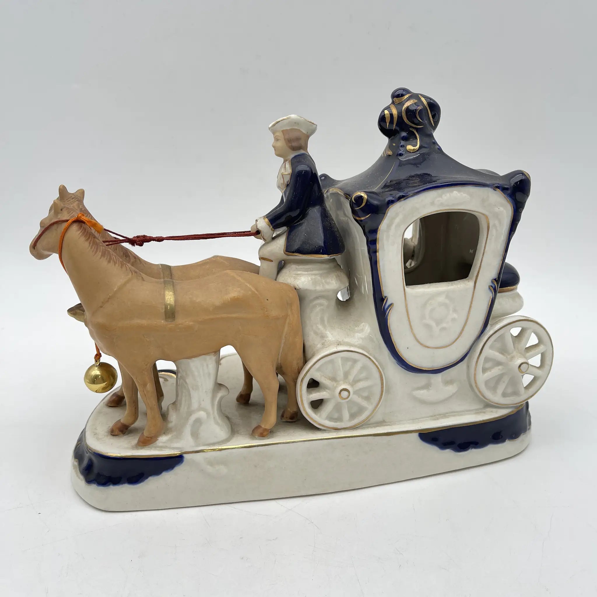 [Vintage] Figurine (ceramic doll) / HINODE / Estimated mid-20C / Pottery / Japan / Meissen-Dresden style
