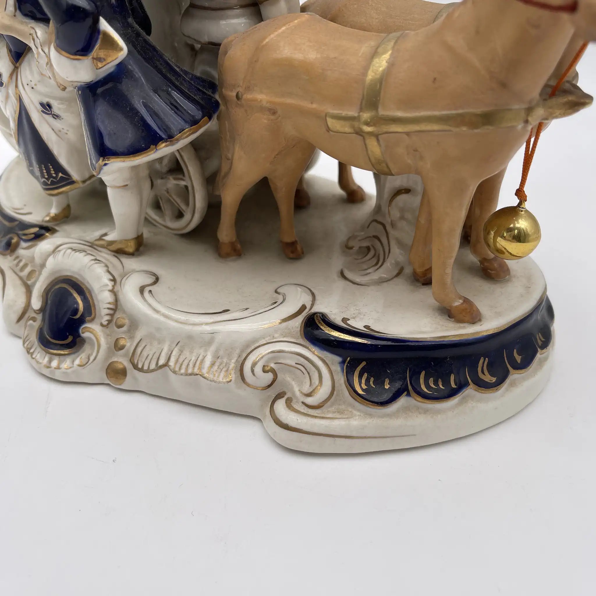 [Vintage] Figurine (ceramic doll) / HINODE / Estimated mid-20C / Pottery / Japan / Meissen-Dresden style