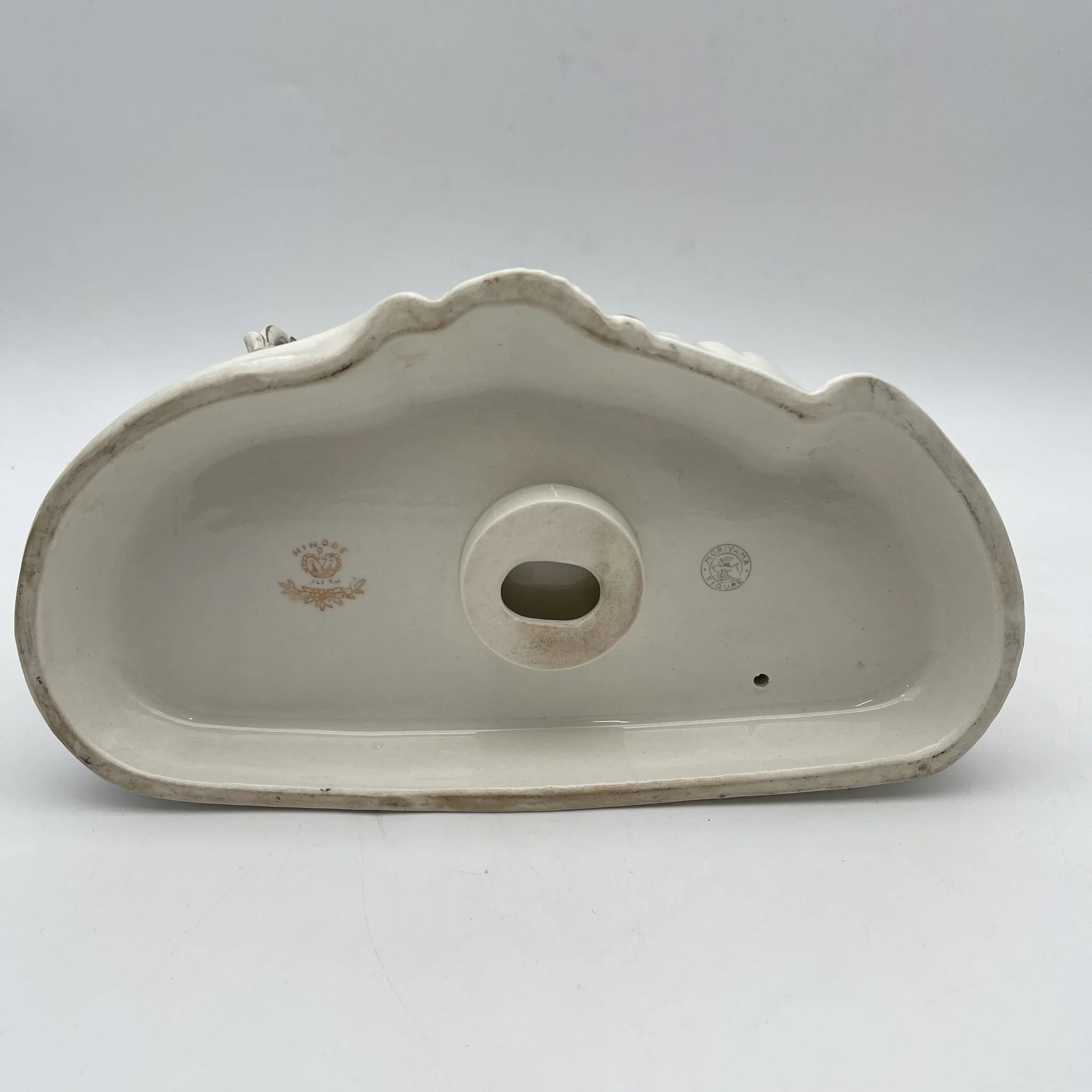 [Vintage] Figurine (ceramic doll) / HINODE / Estimated mid-20C / Pottery / Japan / Meissen-Dresden style