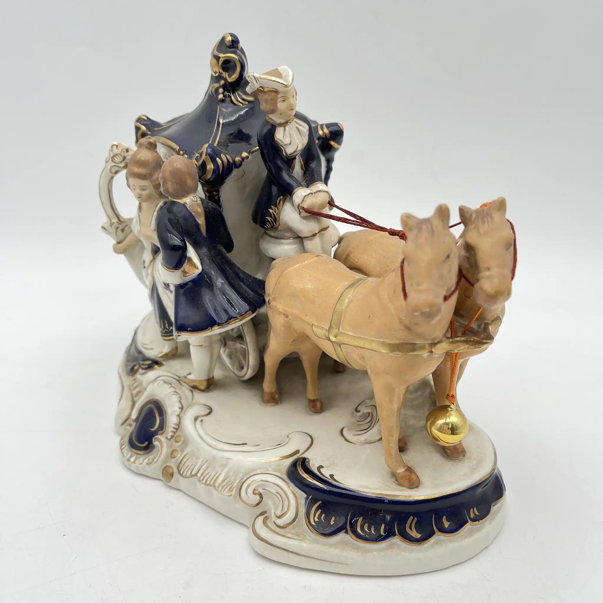 [Vintage] Figurine (ceramic doll) / HINODE / Estimated mid-20C / Pottery / Japan / Meissen-Dresden style