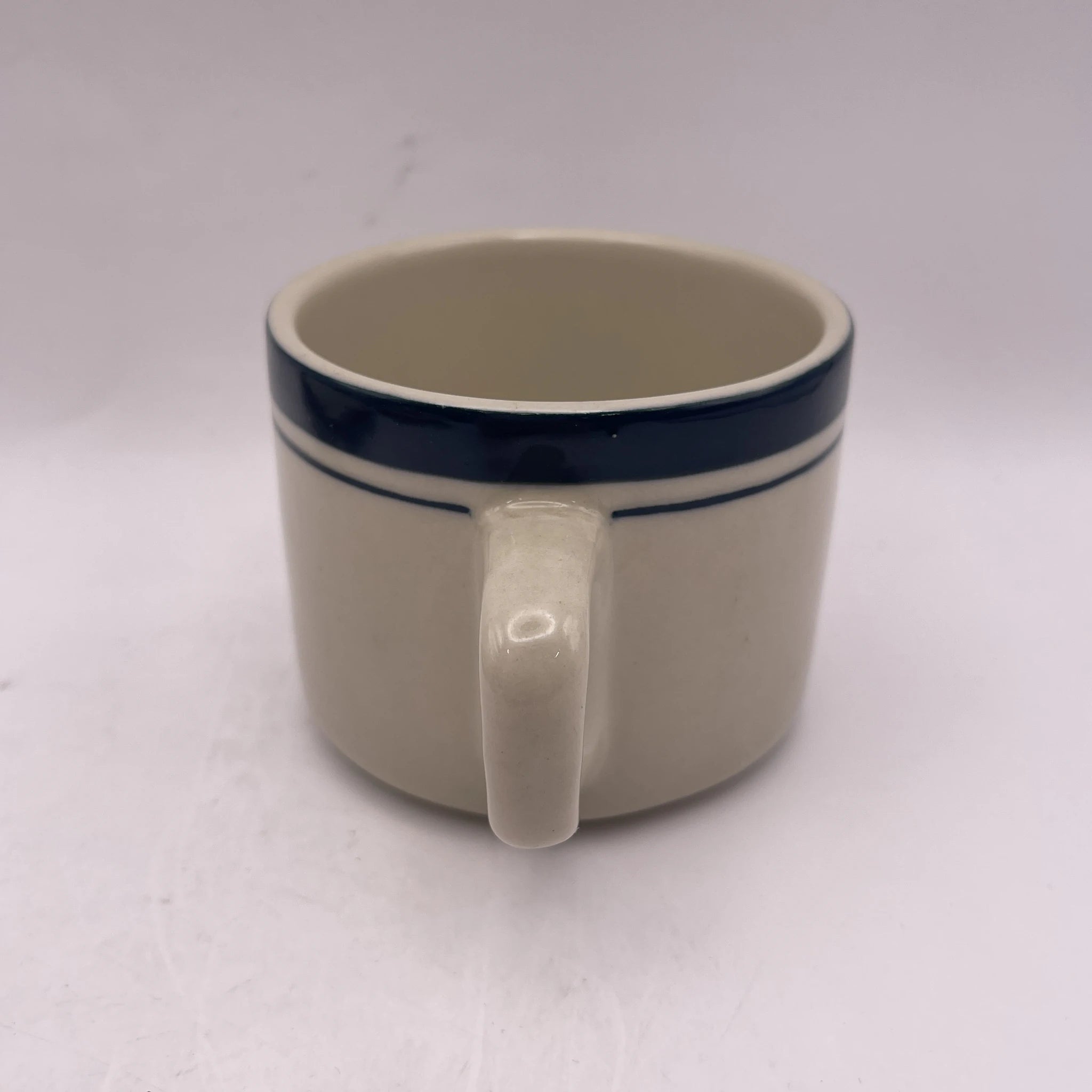 [Vintage] Coffee cup & saucer 2P / LUCKY / Estimated late 20C / Ceramics / Japan