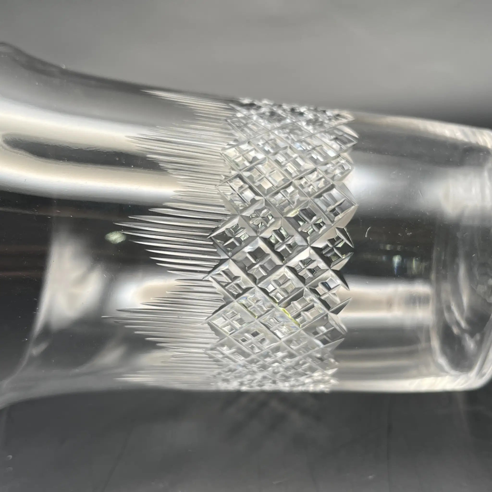 [Vintage] Glass / Estimated early-mid 20C / Glass / Europe / Cut glass, diamond cut