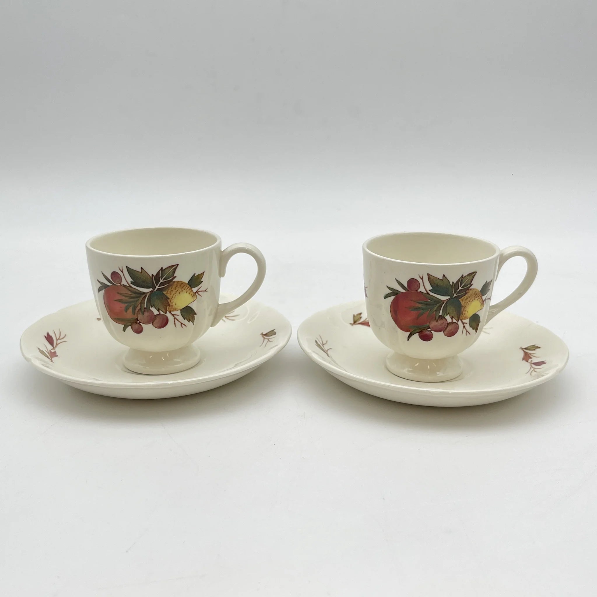 【复古】杯&碟2p / Wedgewood / Drury Lane /估计20c中期/陶器/英国