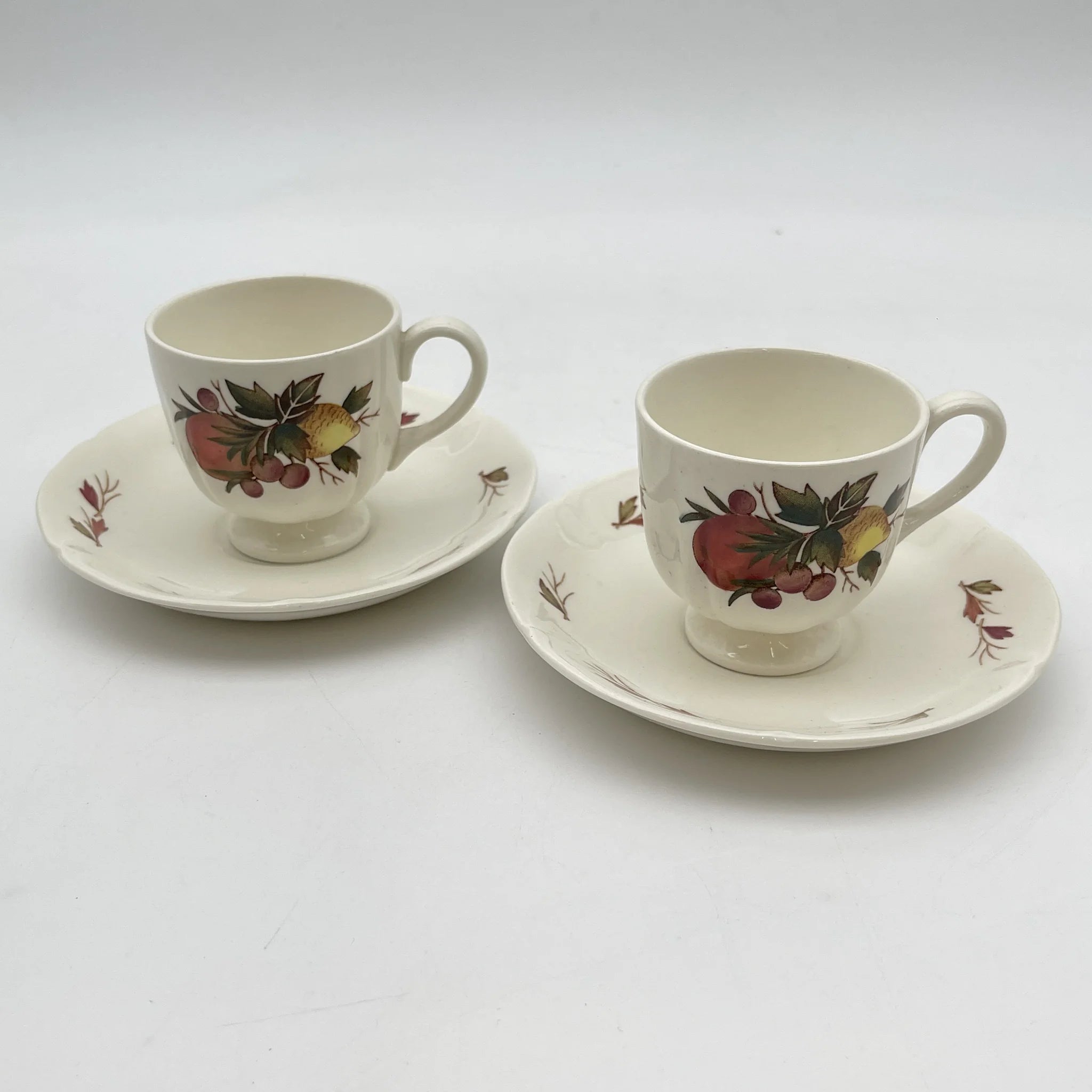 【复古】杯&碟2p / Wedgewood / Drury Lane /估计20c中期/陶器/英国