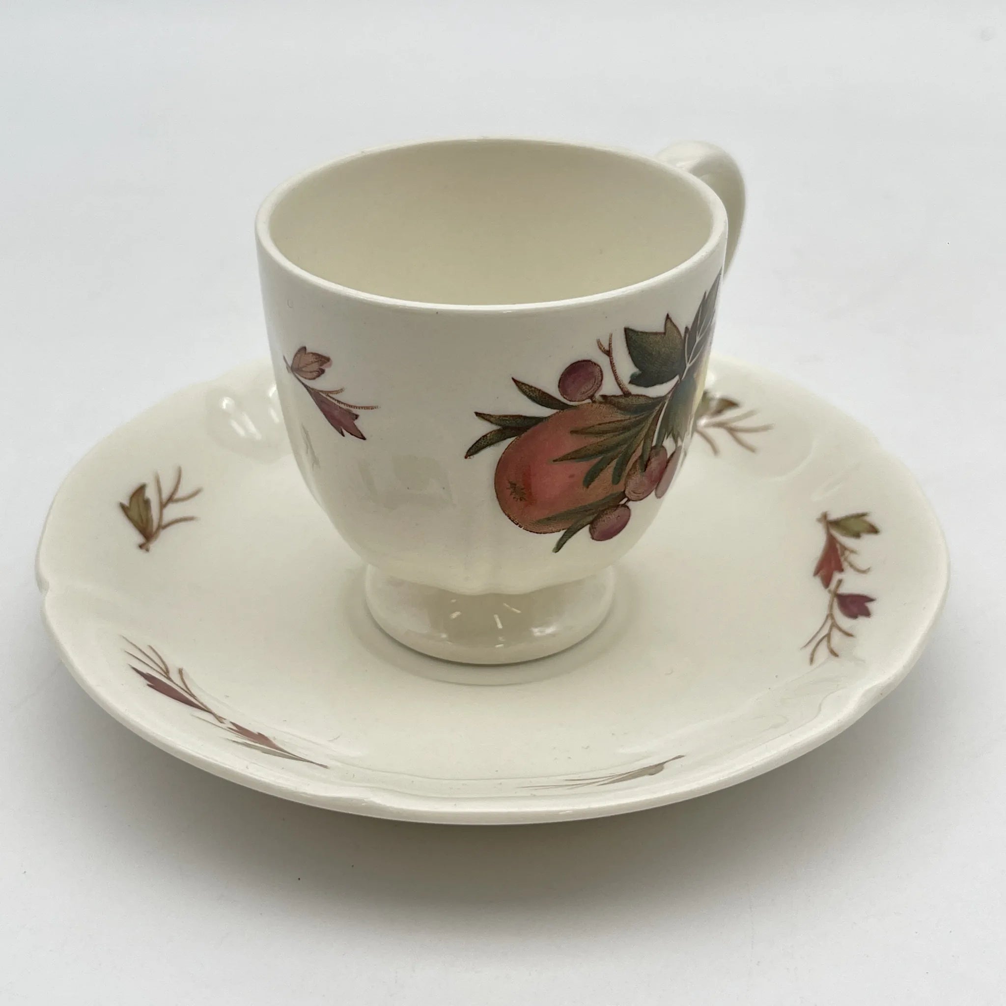 [Vintage] Cup & saucer + spare saucer / Wedgewood / Drury Lane / Estimated mid-20C / Pottery / England