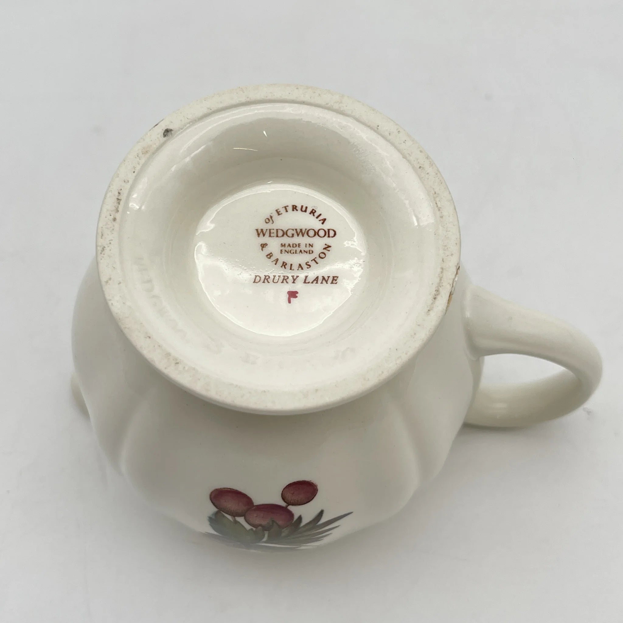 [Vintage] Creamer (milk pitcher) / Wedgewood / Drury Lane / Estimated mid-20C / Pottery / England