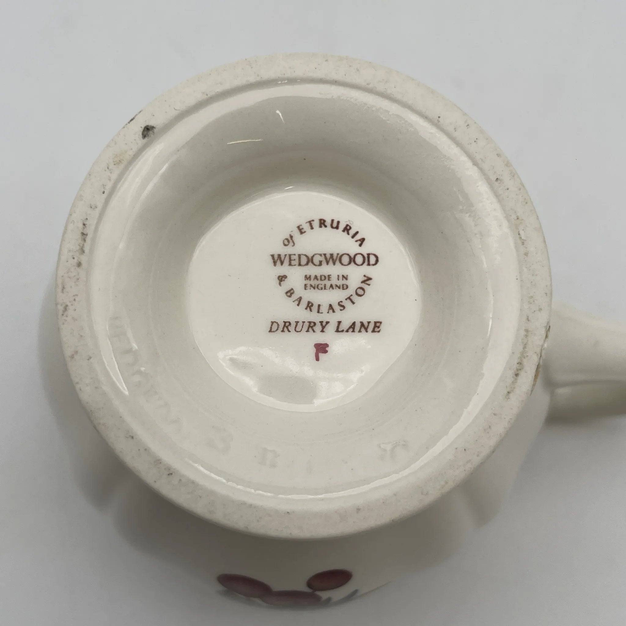 [Vintage] Creamer (milk pitcher) / Wedgewood / Drury Lane / Estimated mid-20C / Pottery / England