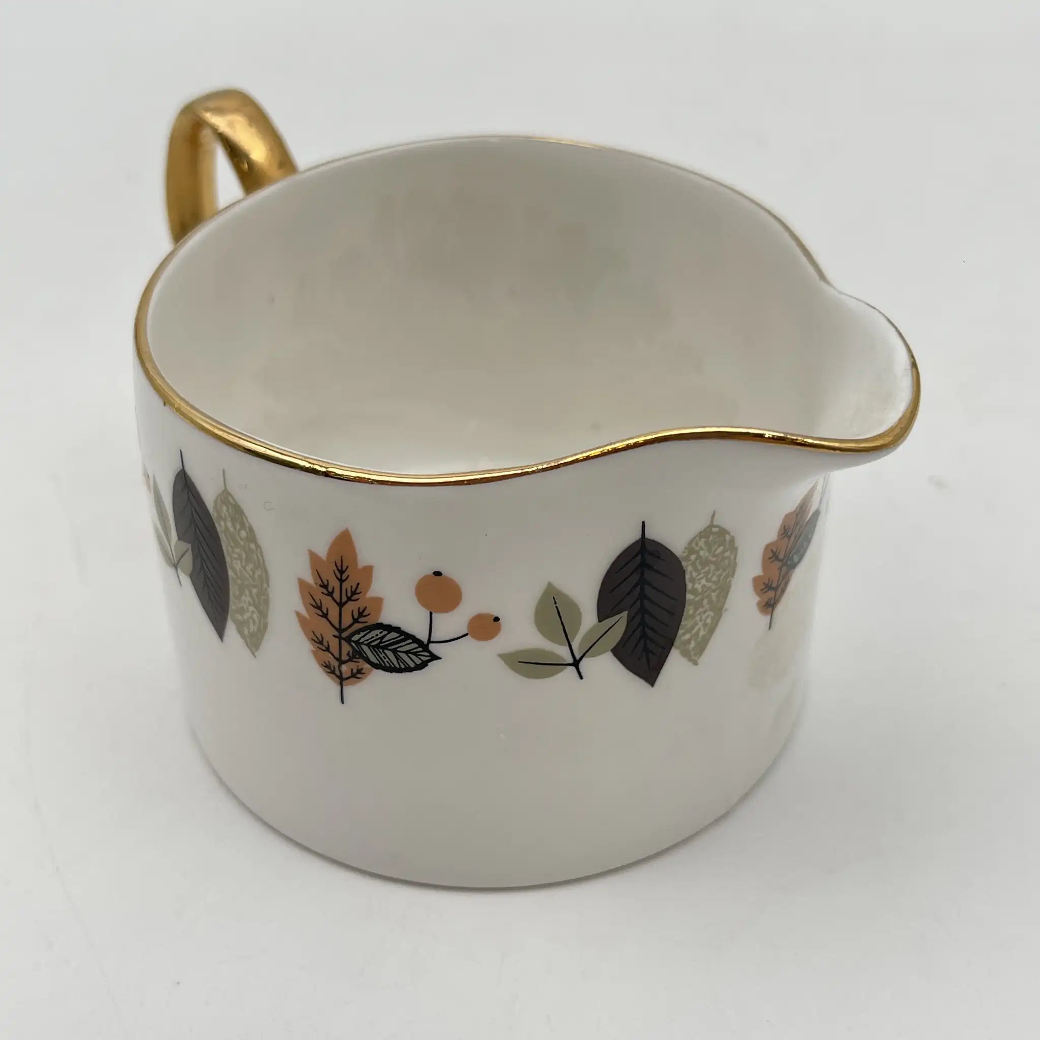 【复古】cremer / Royal Imperial（皇家帝国）/推测20c中期/ Bone China /英国/ otamleaf，金彩