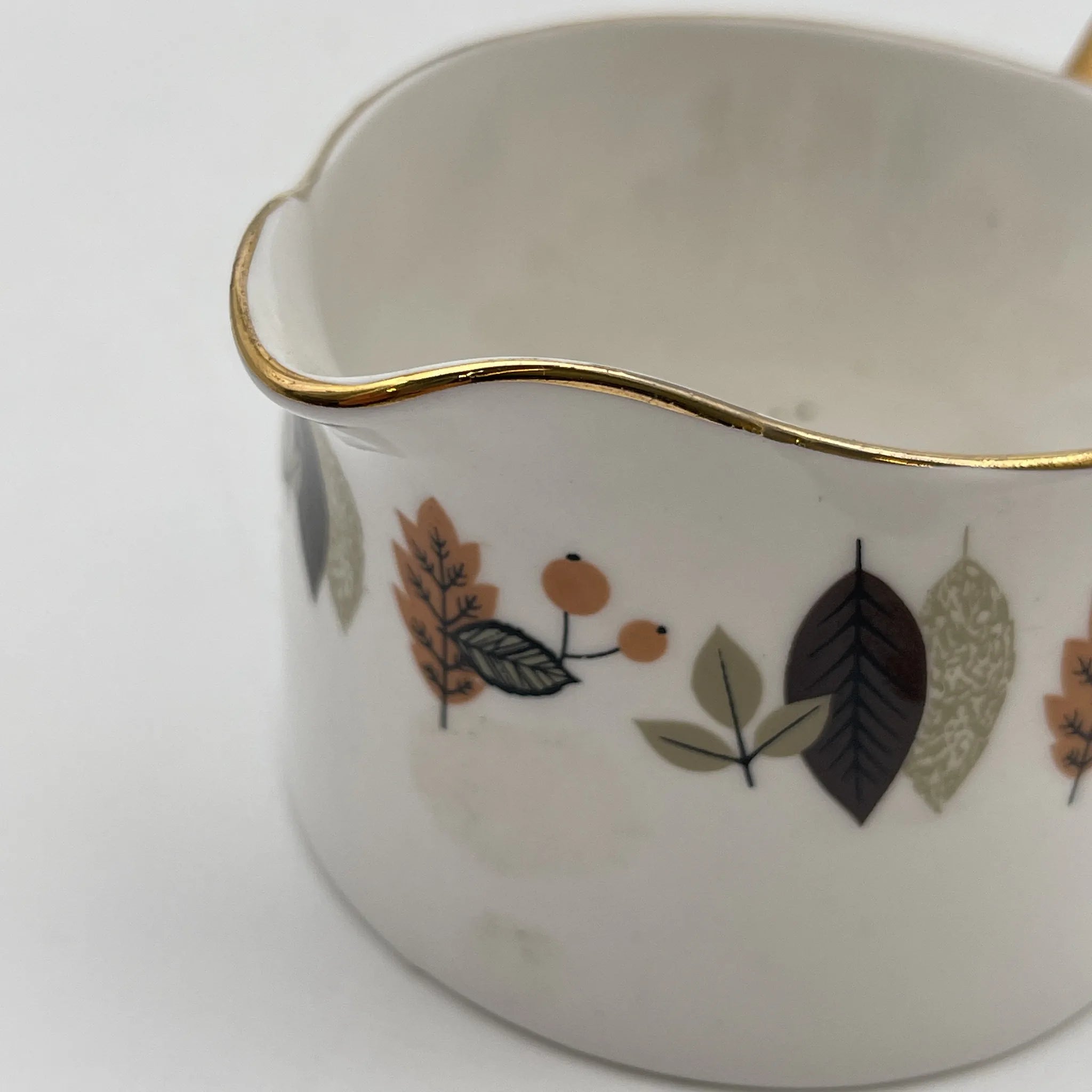【复古】cremer / Royal Imperial（皇家帝国）/推测20c中期/ Bone China /英国/ otamleaf，金彩