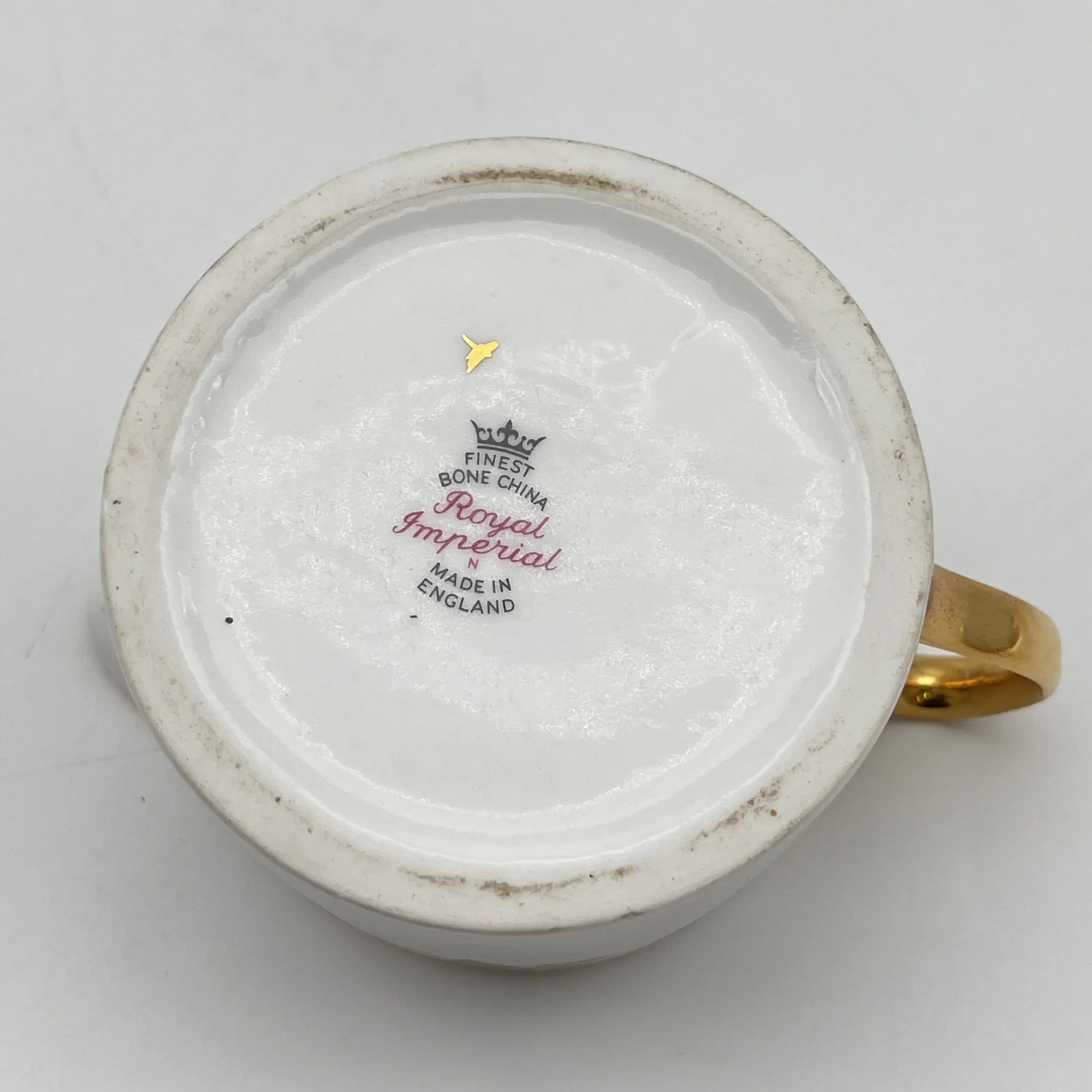 【复古】cremer / Royal Imperial（皇家帝国）/推测20c中期/ Bone China /英国/ otamleaf，金彩