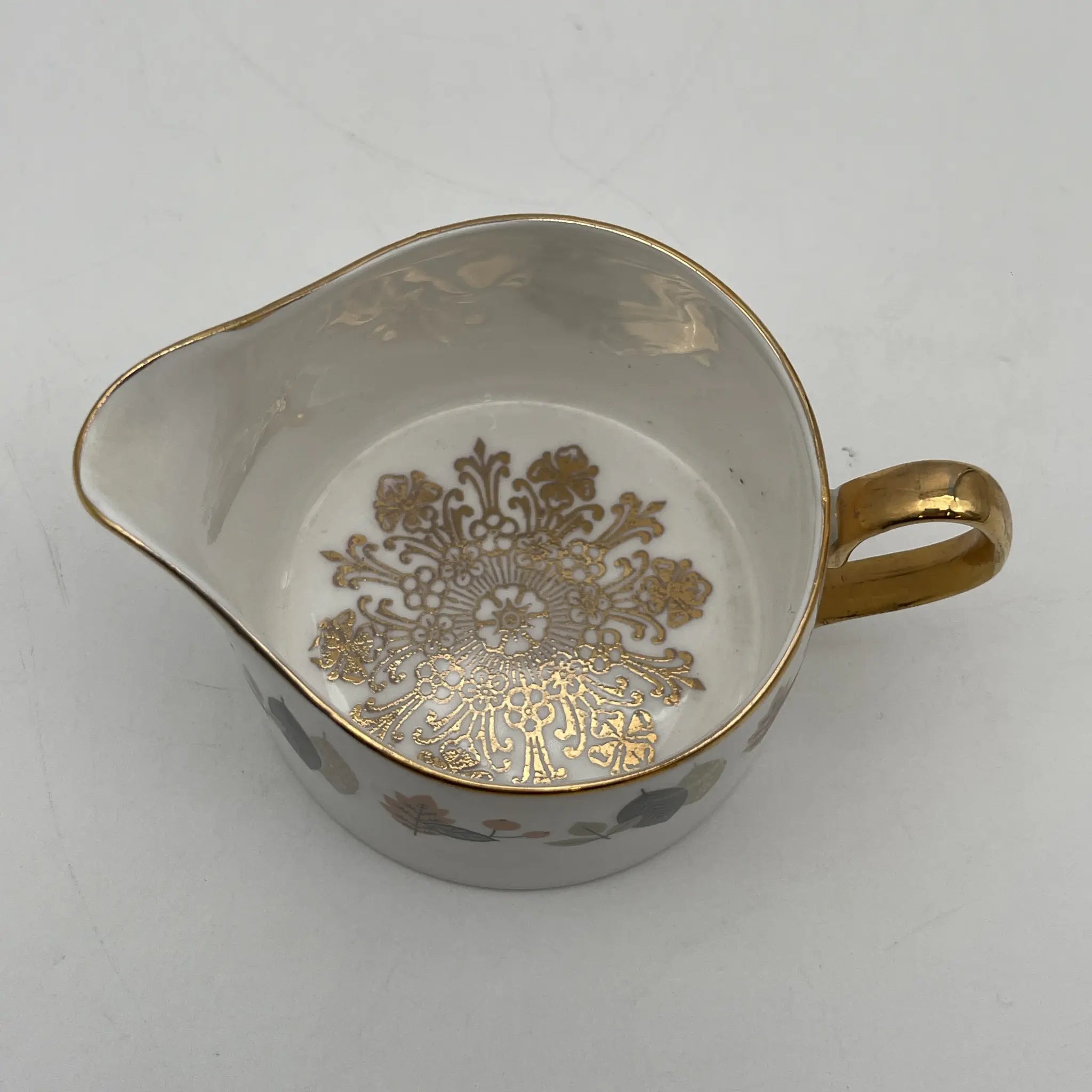 【复古】cremer / Royal Imperial（皇家帝国）/推测20c中期/ Bone China /英国/ otamleaf，金彩