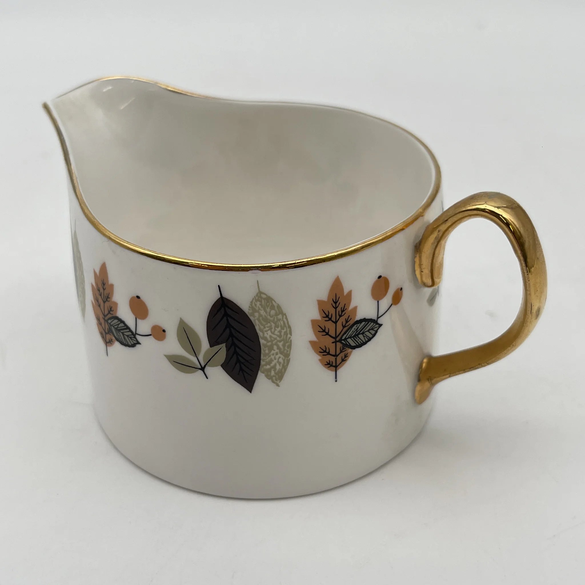 【复古】cremer / Royal Imperial（皇家帝国）/推测20c中期/ Bone China /英国/ otamleaf，金彩