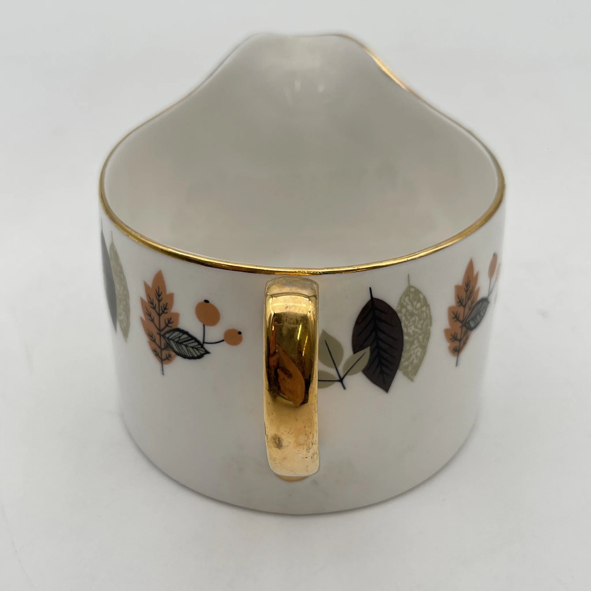 【复古】cremer / Royal Imperial（皇家帝国）/推测20c中期/ Bone China /英国/ otamleaf，金彩