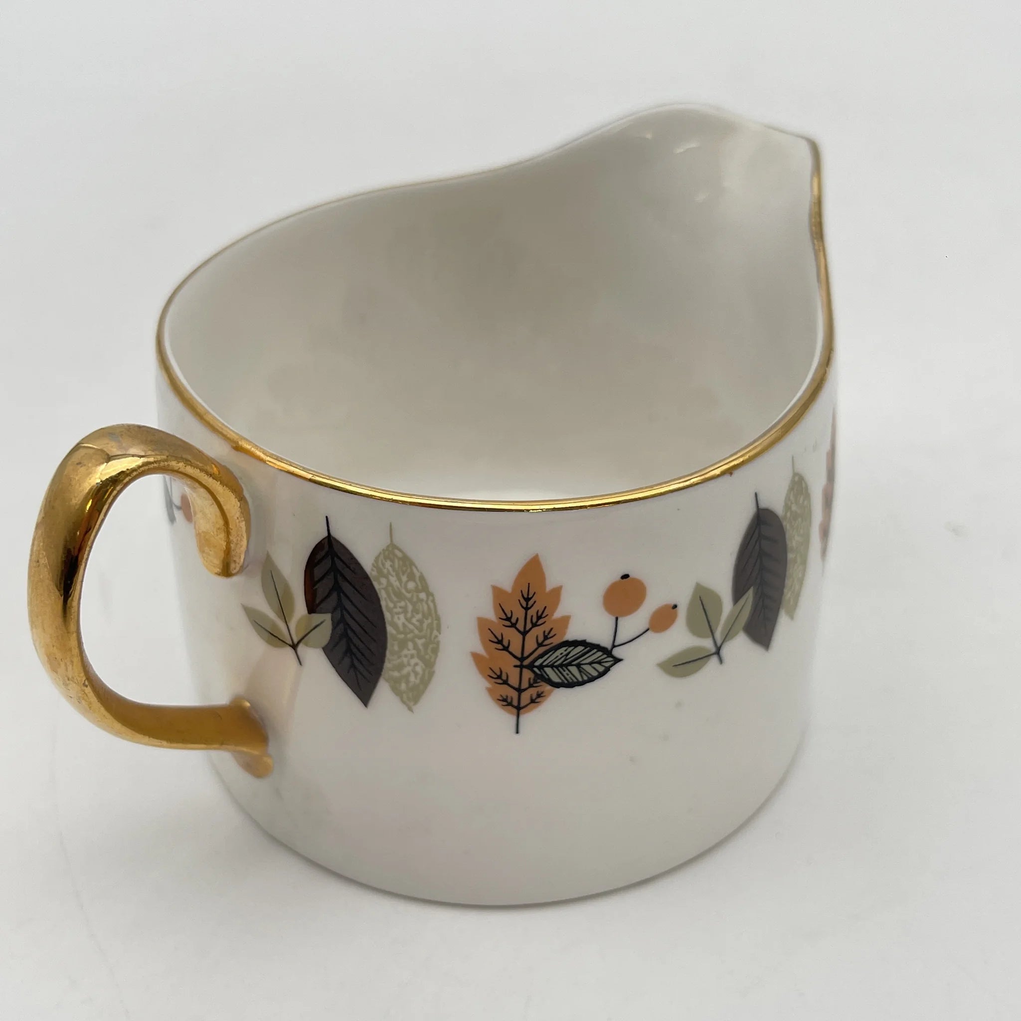 【复古】cremer / Royal Imperial（皇家帝国）/推测20c中期/ Bone China /英国/ otamleaf，金彩