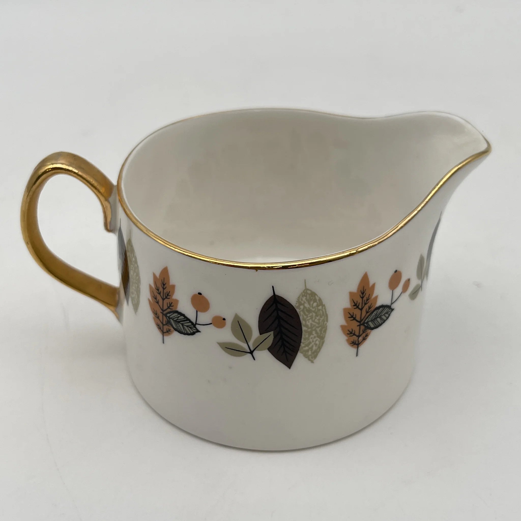 【复古】cremer / Royal Imperial（皇家帝国）/推测20c中期/ Bone China /英国/ otamleaf，金彩
