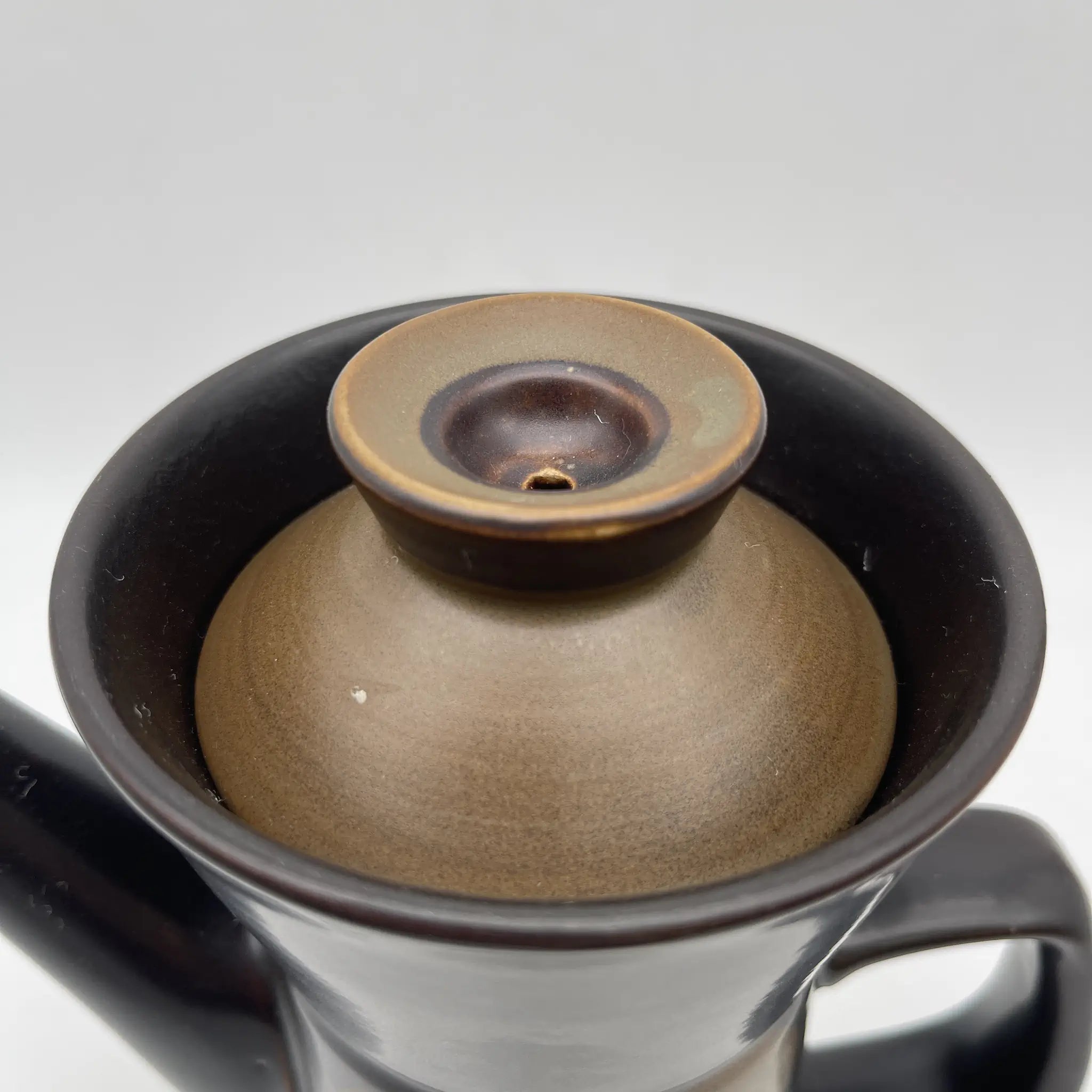 [Vintage] Coffee pot / Denby / Estimated late 20C / Stoneware / England